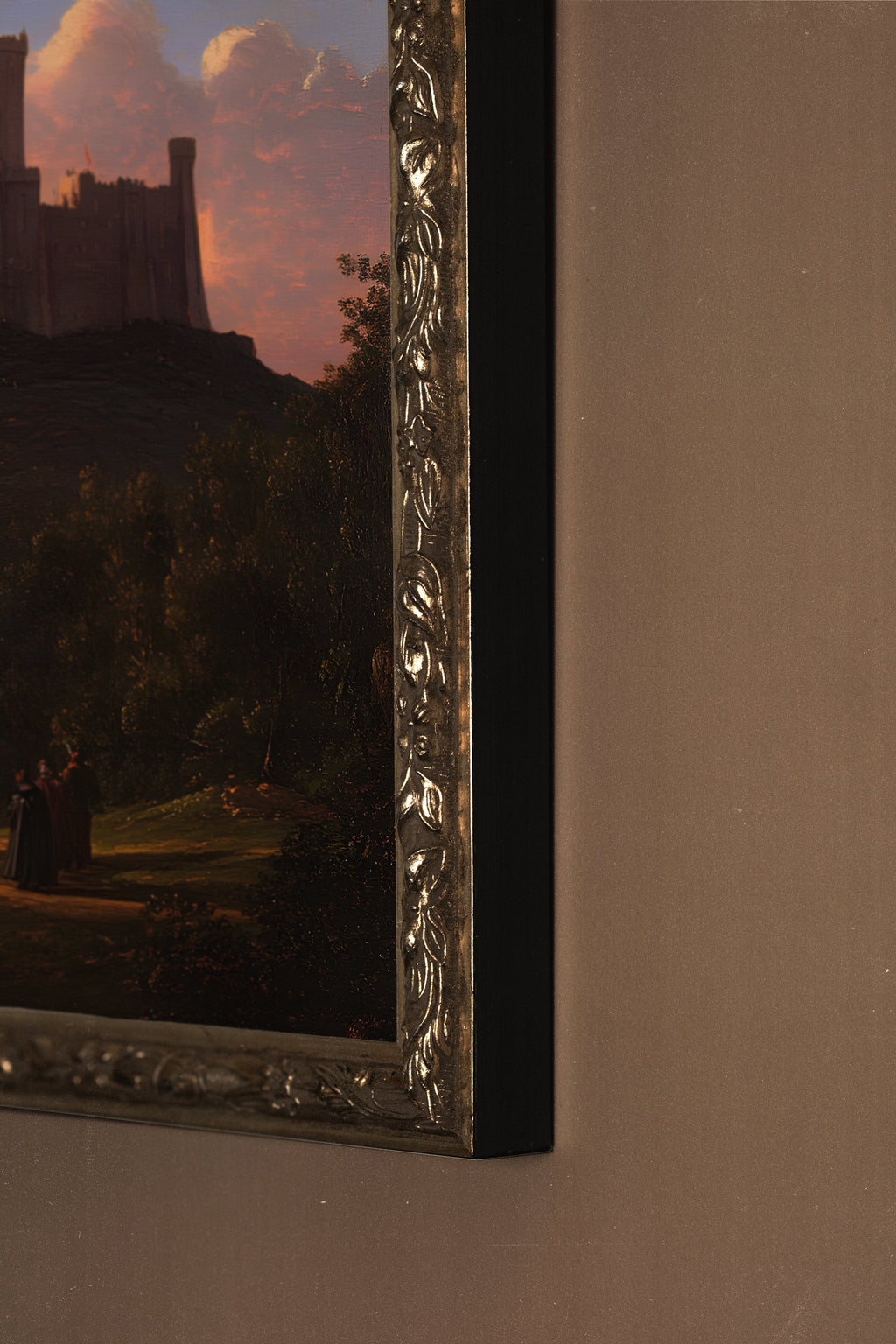 Epic Landscape, Vintage Silver Frame