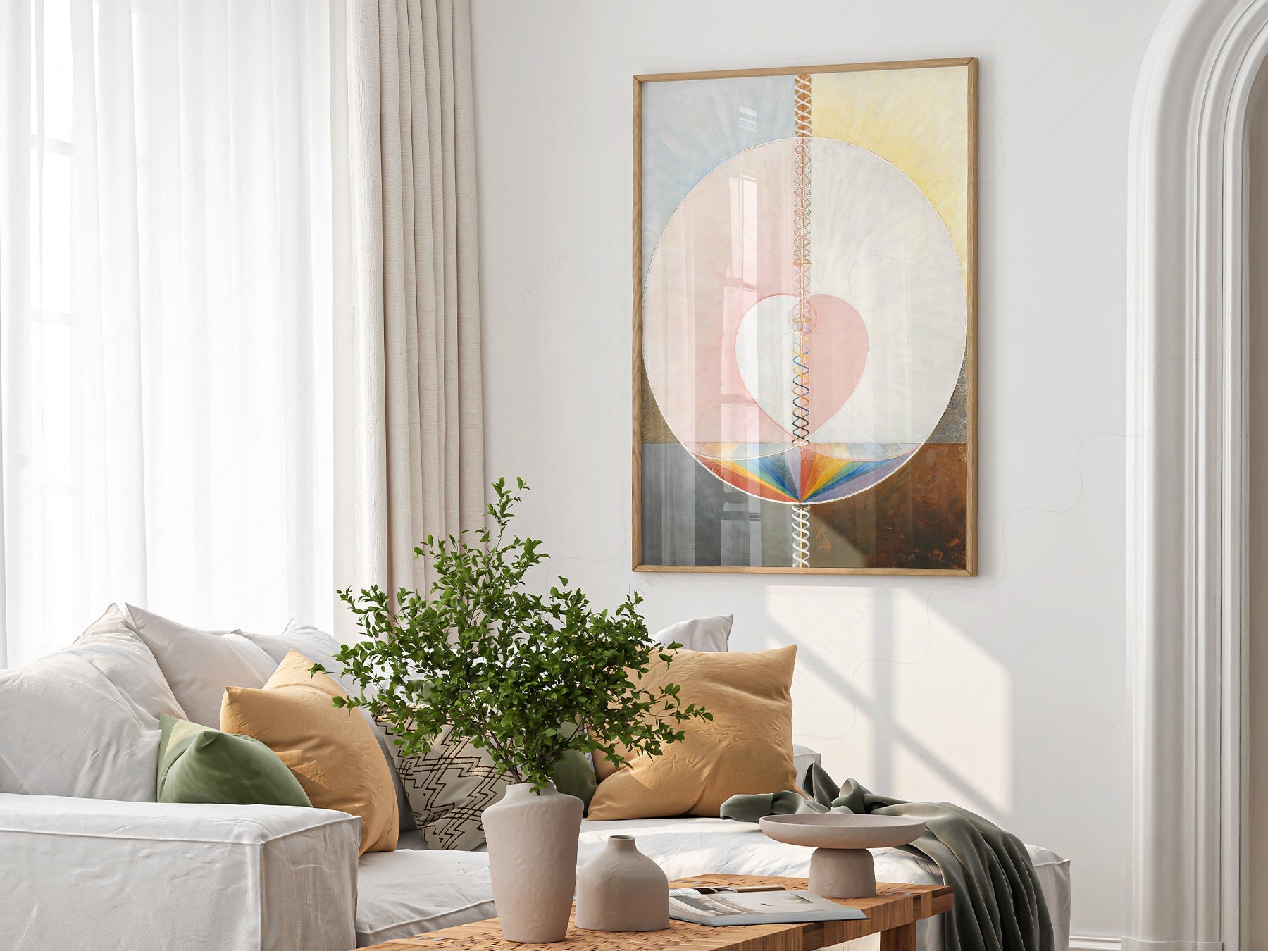 Hilma af Klint What a Human Being Is Art Print – Abstract Wall Art