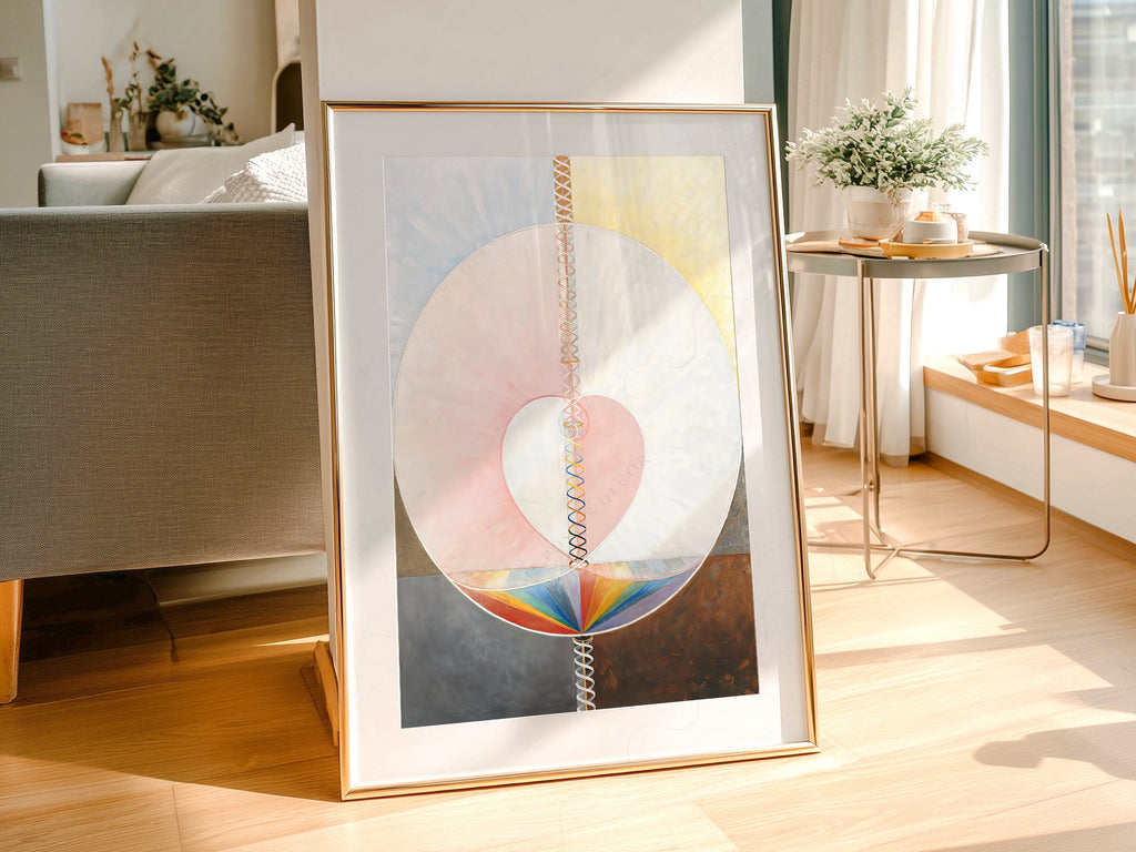 Hilma af Klint What a Human Being Is Art Print – Abstract Wall Art