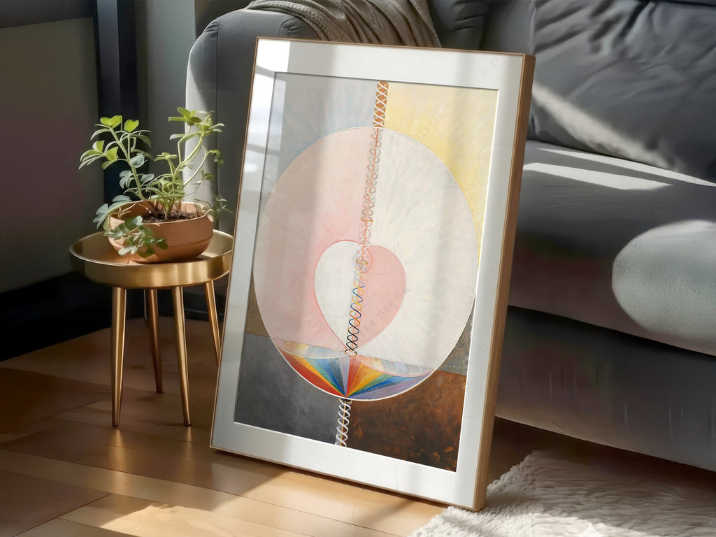 Hilma af Klint What a Human Being Is Art Print – Abstract Wall Art