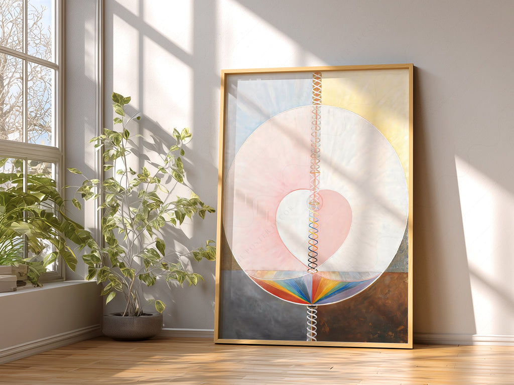 Hilma af Klint What a Human Being Is Art Print – Abstract Wall Art