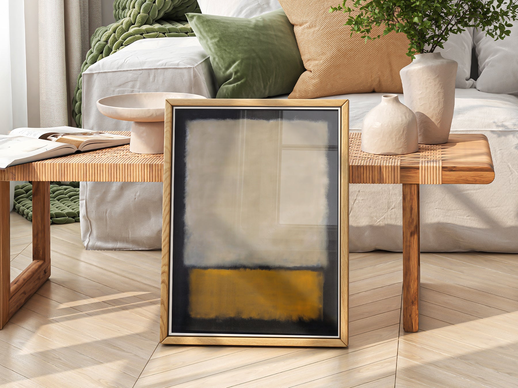 Mark Rothko Untitled Art Print – Abstract Expressionist Wall Poster