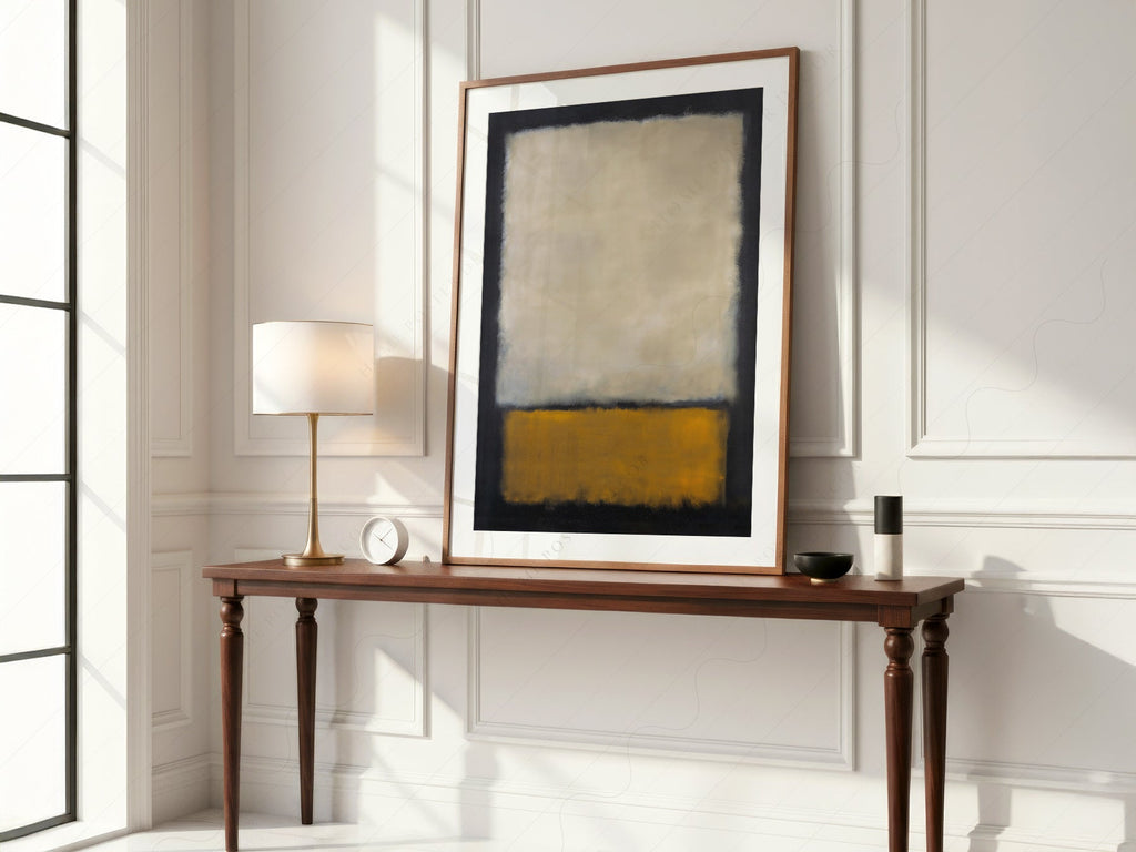 Mark Rothko Untitled Art Print – Abstract Expressionist Wall Poster