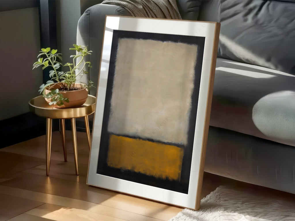 Mark Rothko Untitled Art Print – Abstract Expressionist Wall Poster