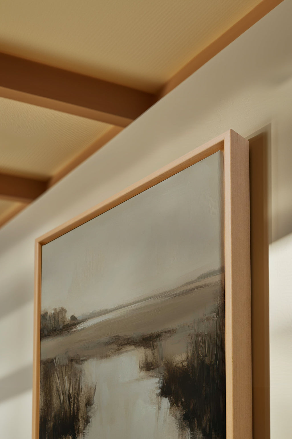 MISTY HORIZON, Stretched Canvas Artwork