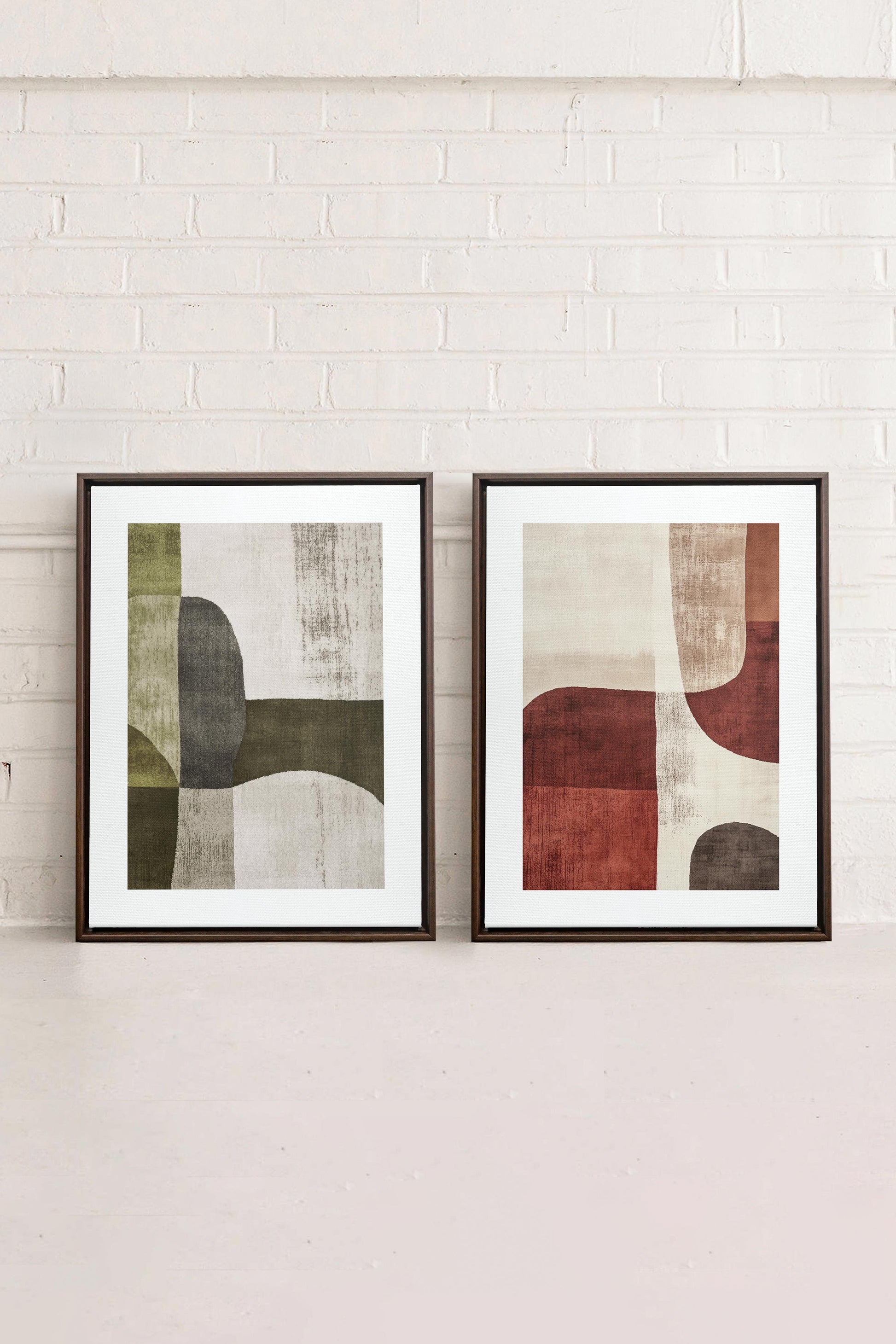 SEASONAL BALANCE (2 Stretched Canvas Works)