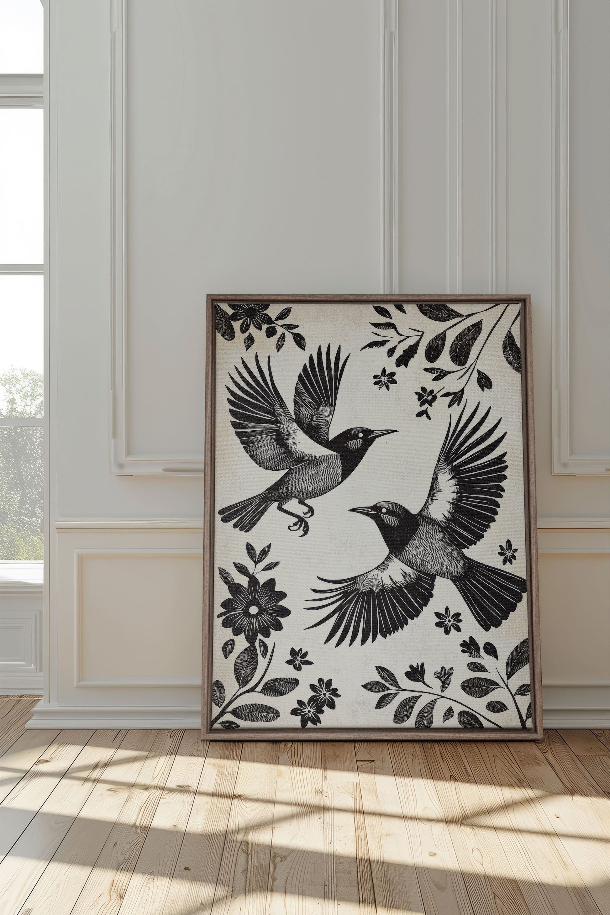 DARK WINGS, Stretched Canvas Artwork