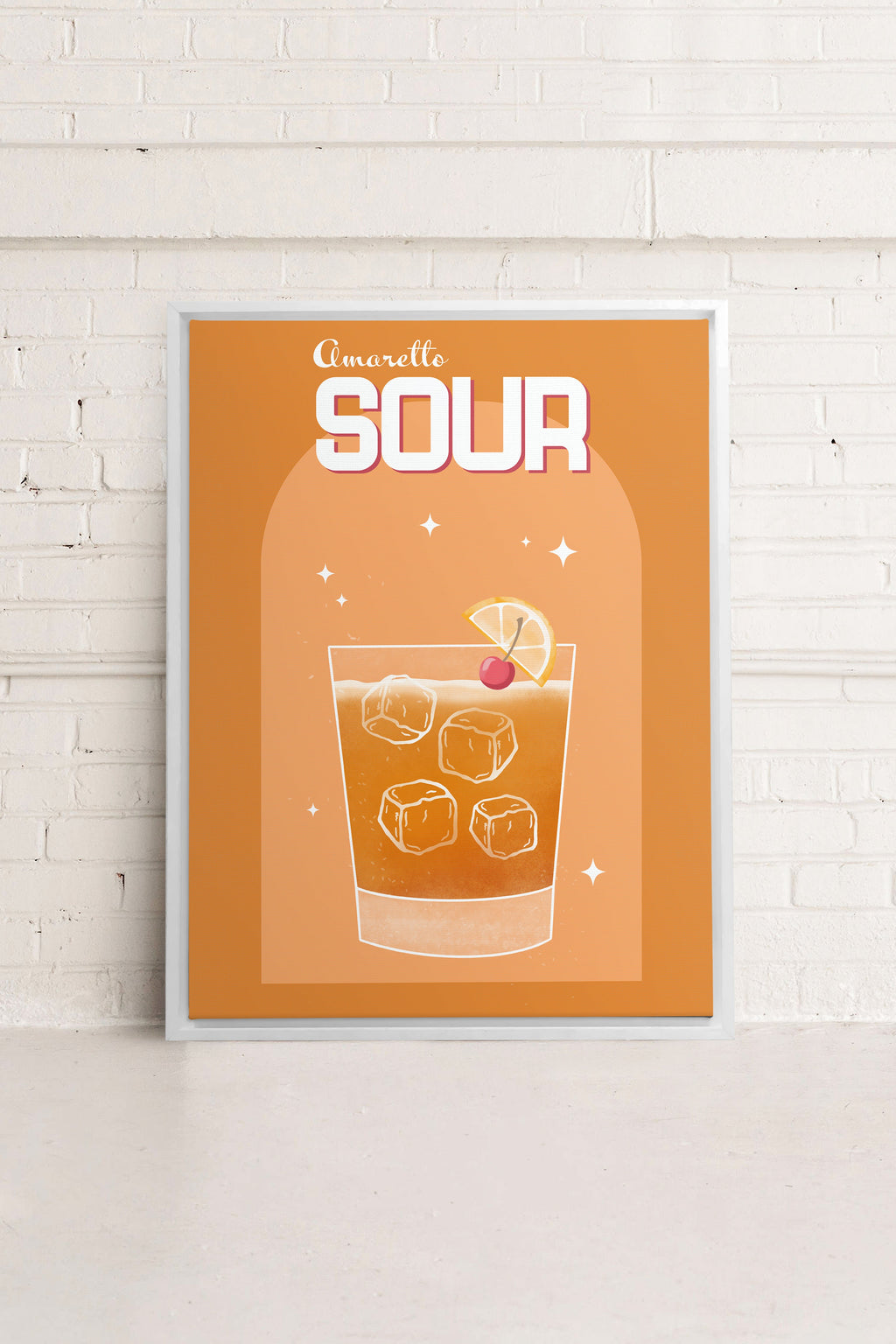 Amaretto Sour, Stretched Canvas Artwork