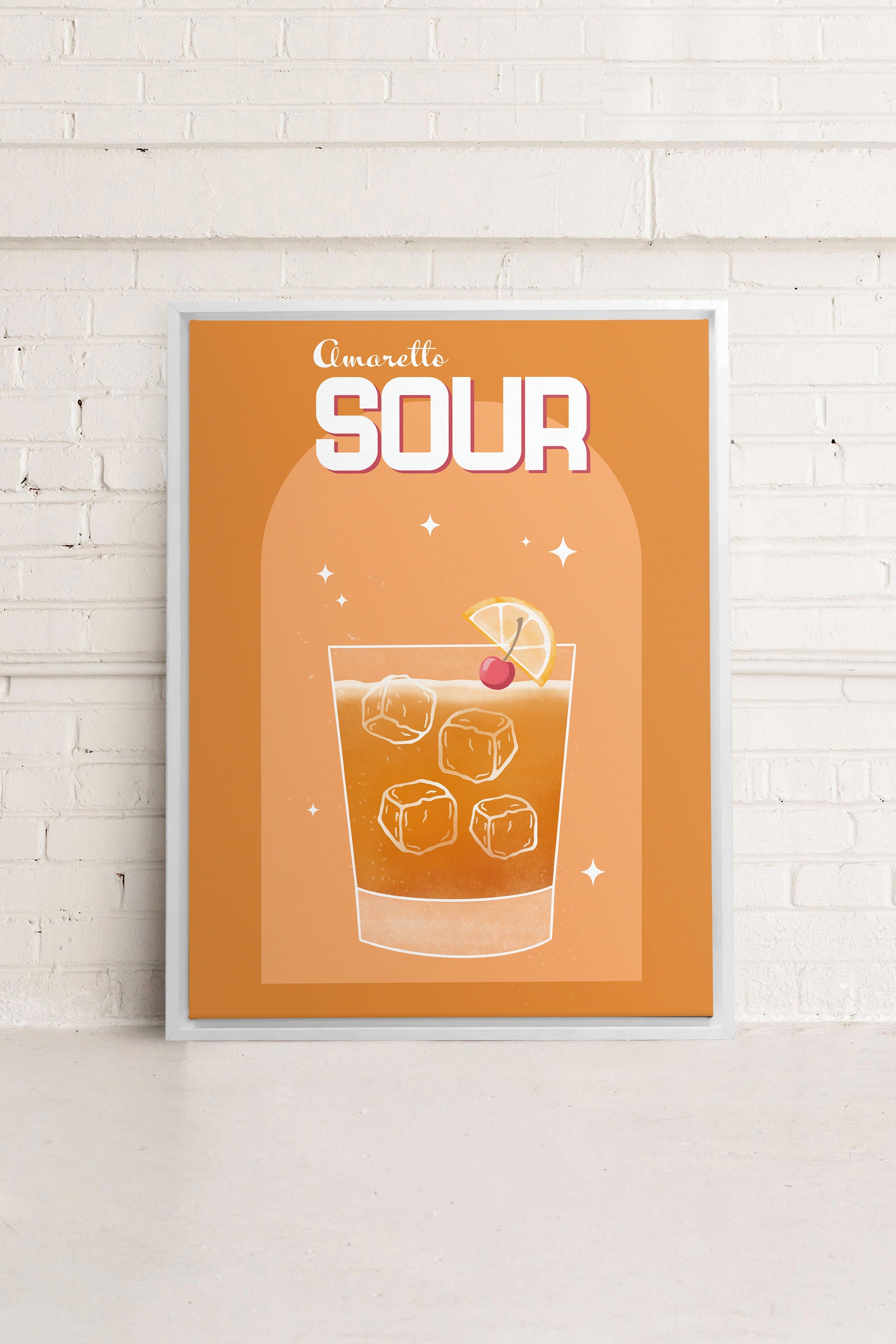 Amaretto Sour, Stretched Canvas Artwork