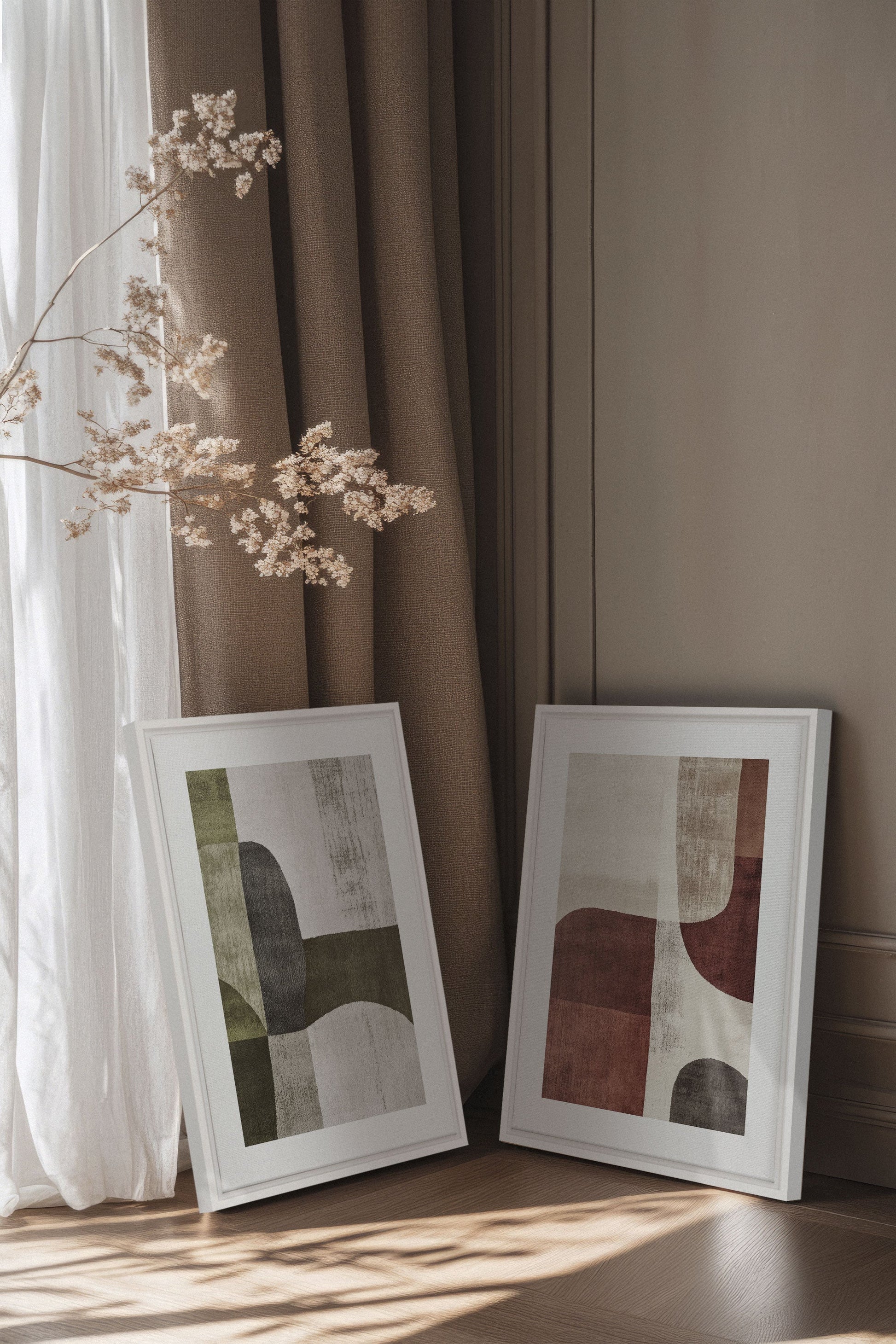 SEASONAL BALANCE (2 Stretched Canvas Works)