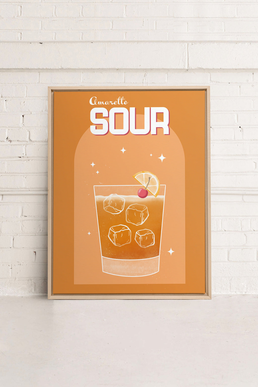 Amaretto Sour, Stretched Canvas Artwork