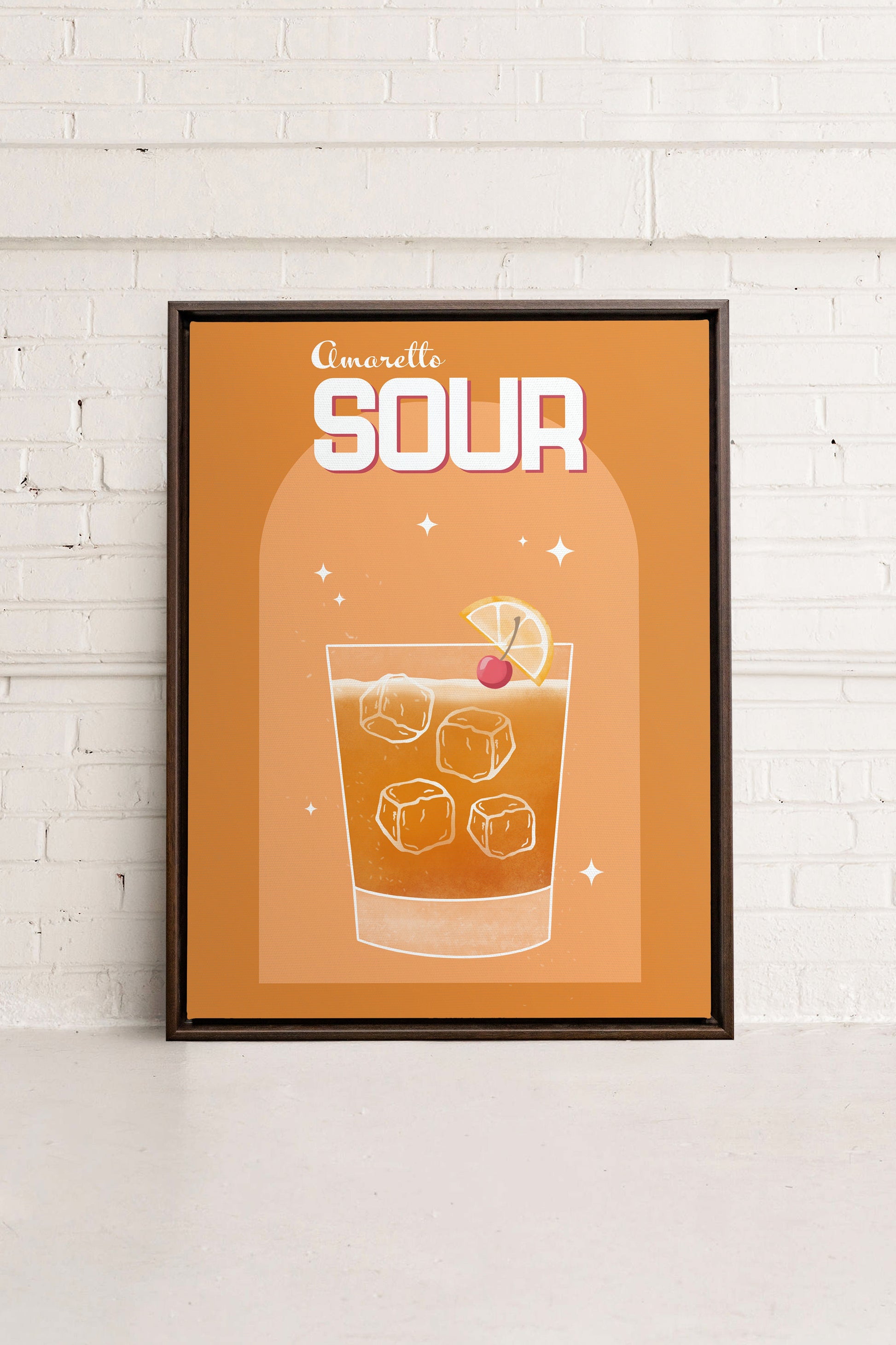 Amaretto Sour, Stretched Canvas Artwork