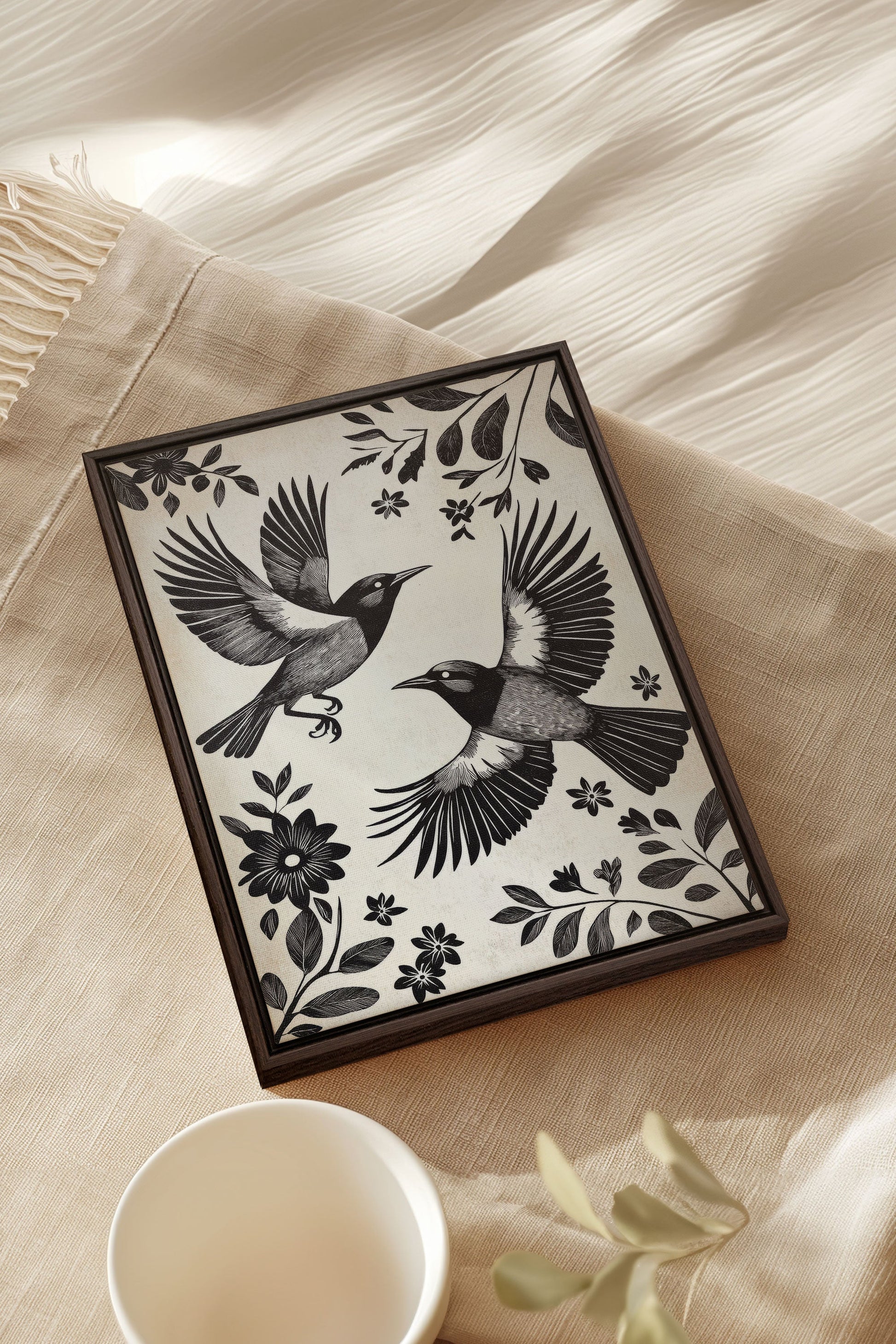DARK WINGS, Stretched Canvas Artwork