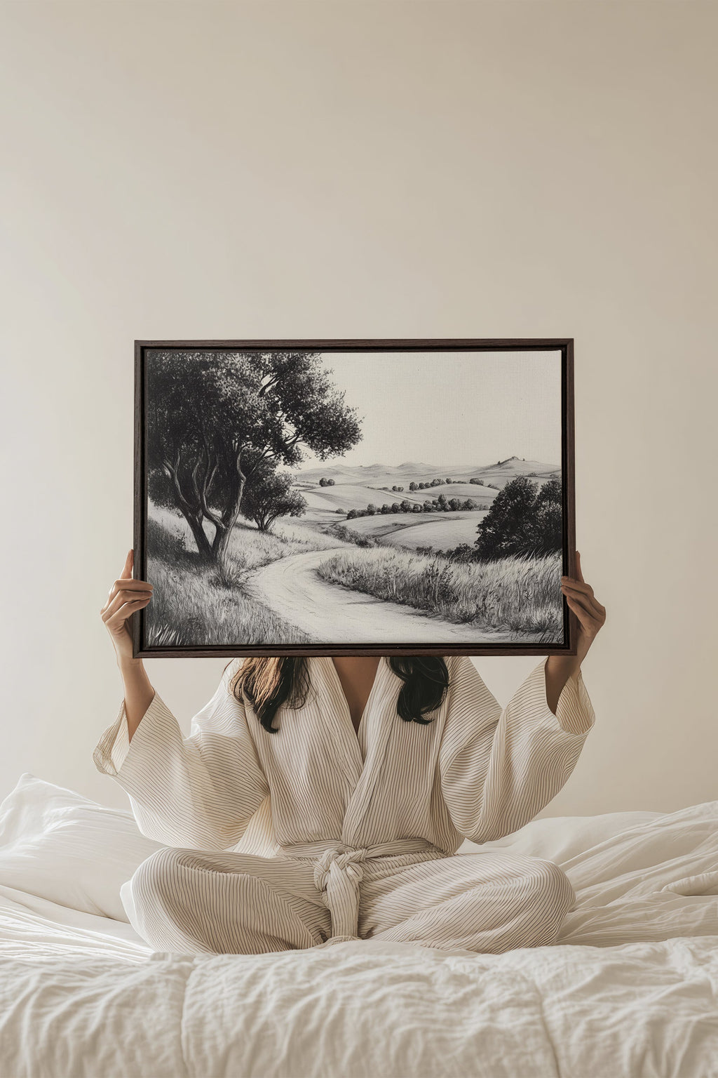 Softness of the Hills, Stretched Canvas Artwork