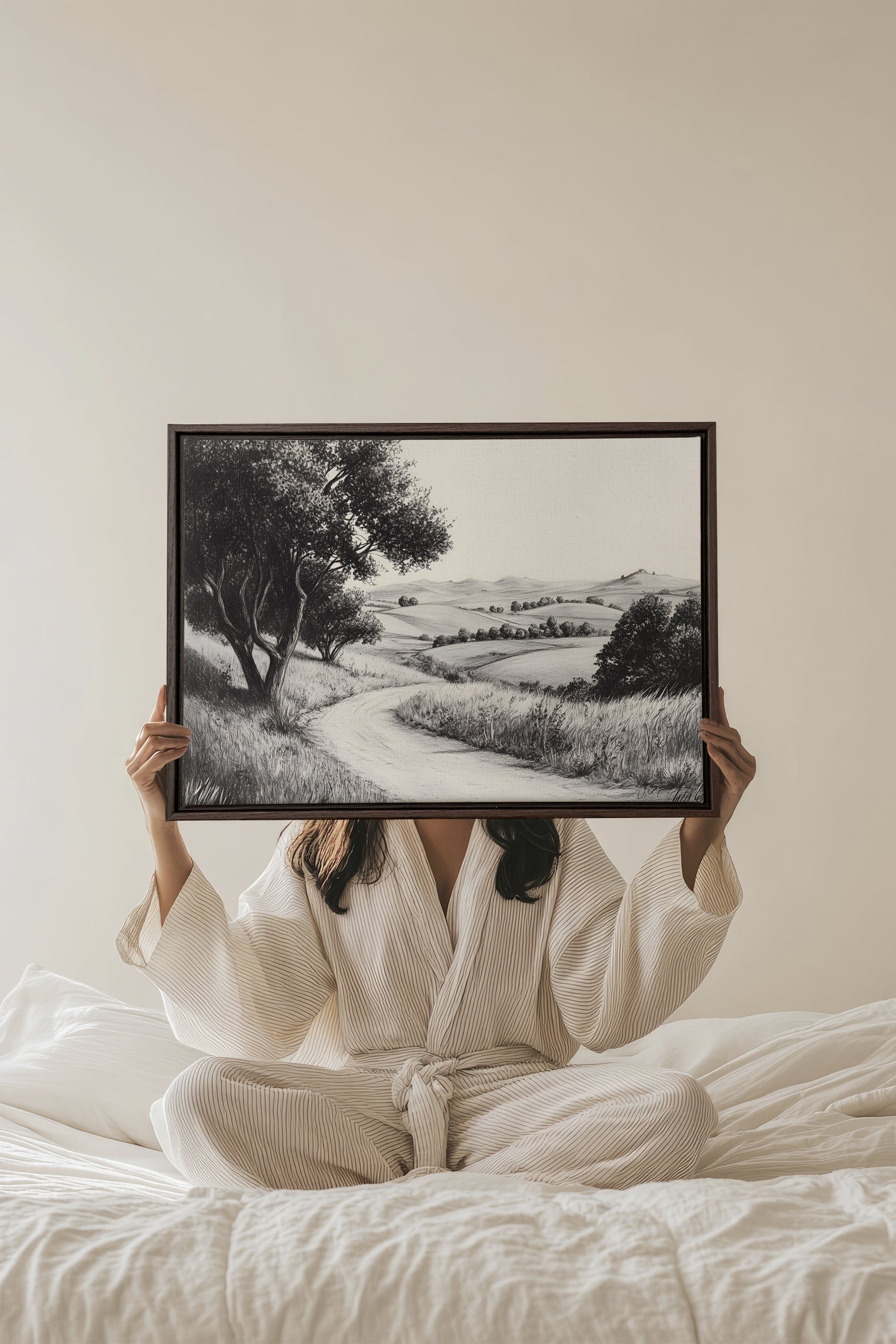 Softness of the Hills, Stretched Canvas Artwork