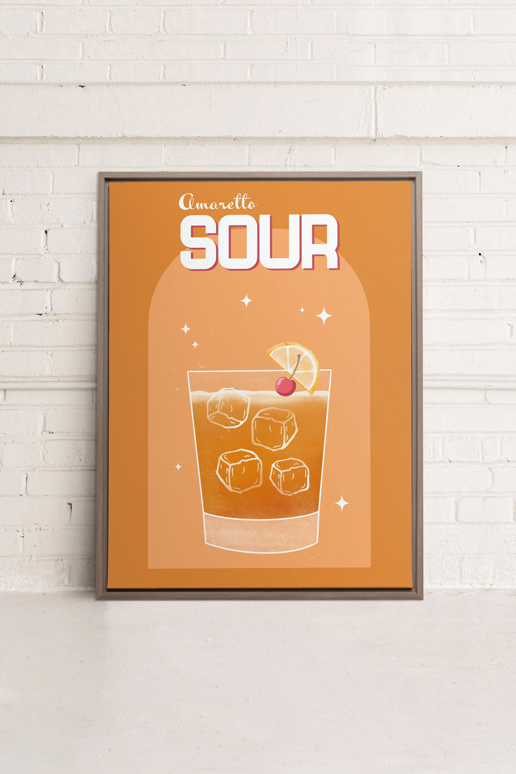 Amaretto Sour, Stretched Canvas Artwork