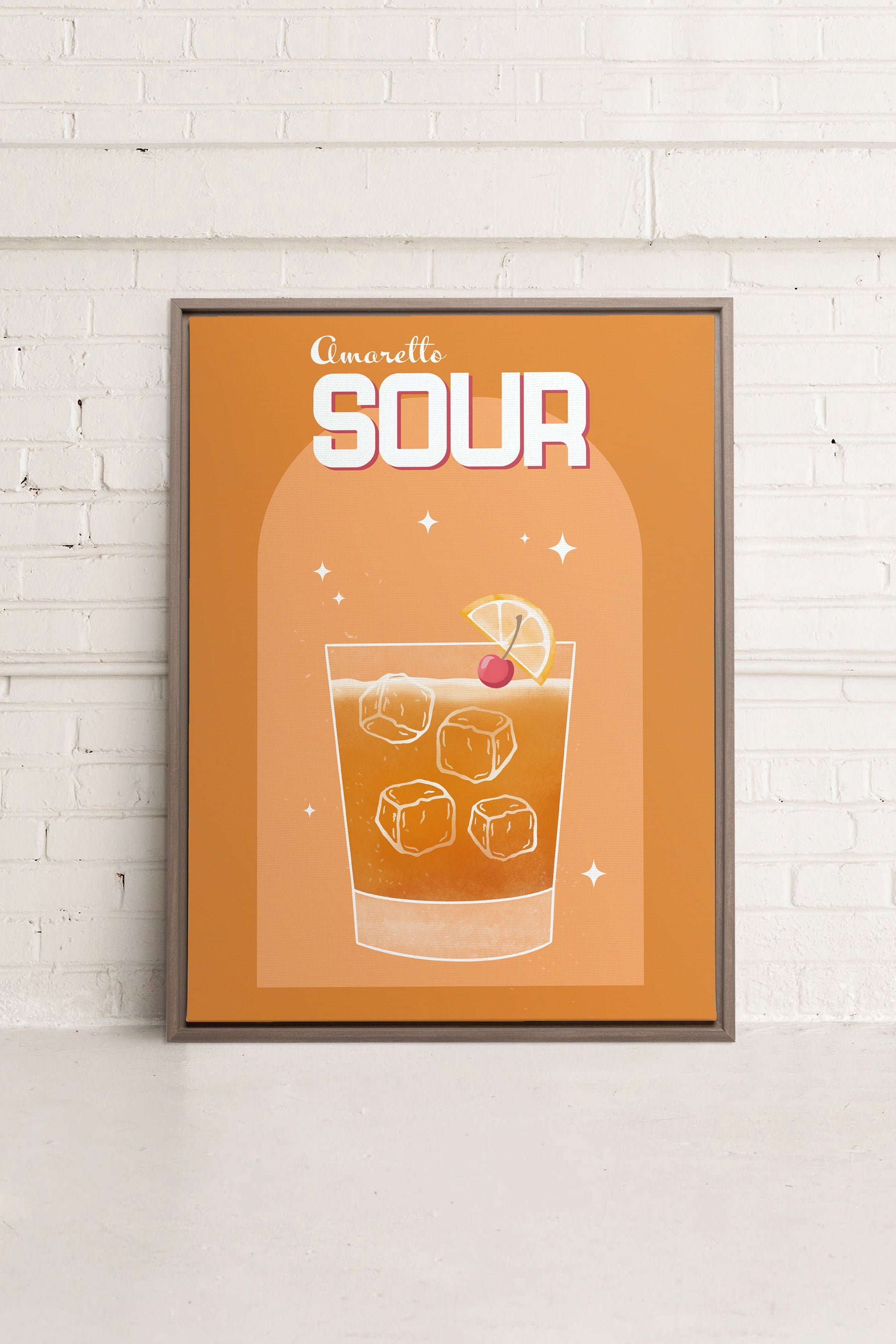 Amaretto Sour, Stretched Canvas Artwork
