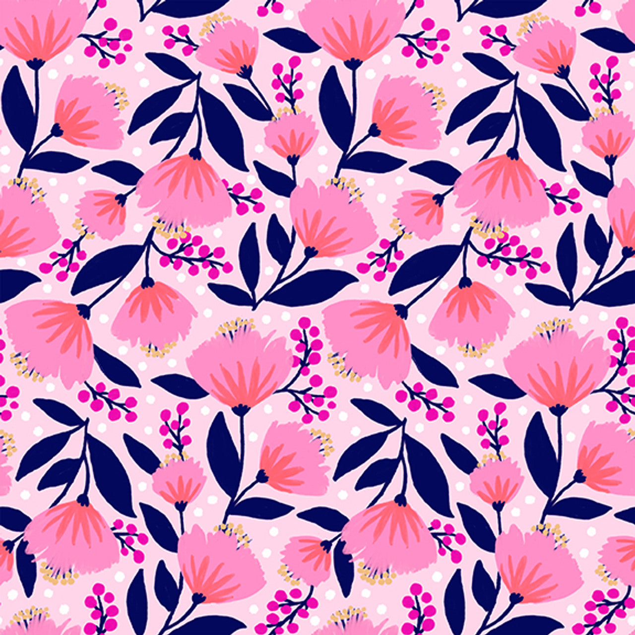 Fleurs vibrantes - Fleurs en éventail roses
