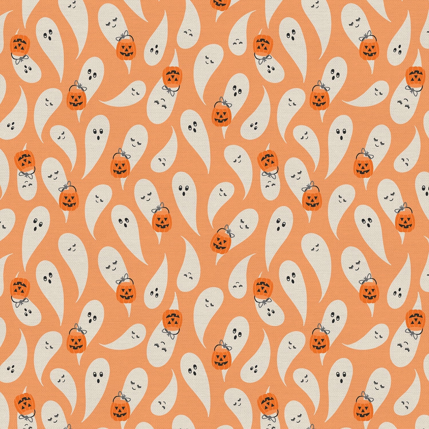 Farces et friandises - Ghost Glide Orange par Paintbrush Studio