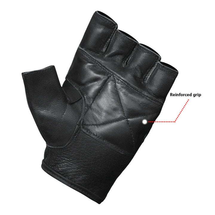 Gants en cuir sans doigts pour hommes Open Road