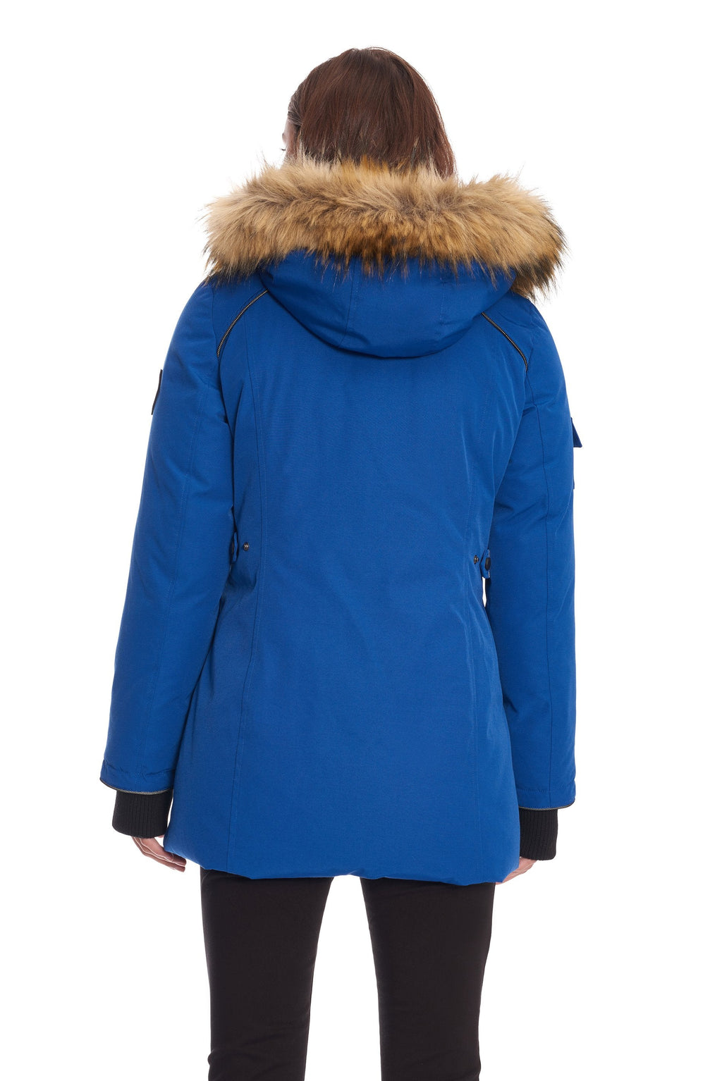 GLACIER | PARKA EN DUVET VÉGAN (RECYCLÉE) POUR FEMME, COBALT