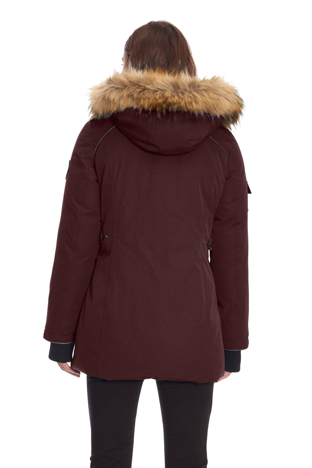 GLACIER | PARKA EN DUVET VÉGAN (RECYCLÉE) POUR FEMME, RAISIN