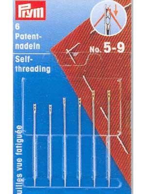 Aiguilles à enfiler automatiques Prym Hand avec chas fendu