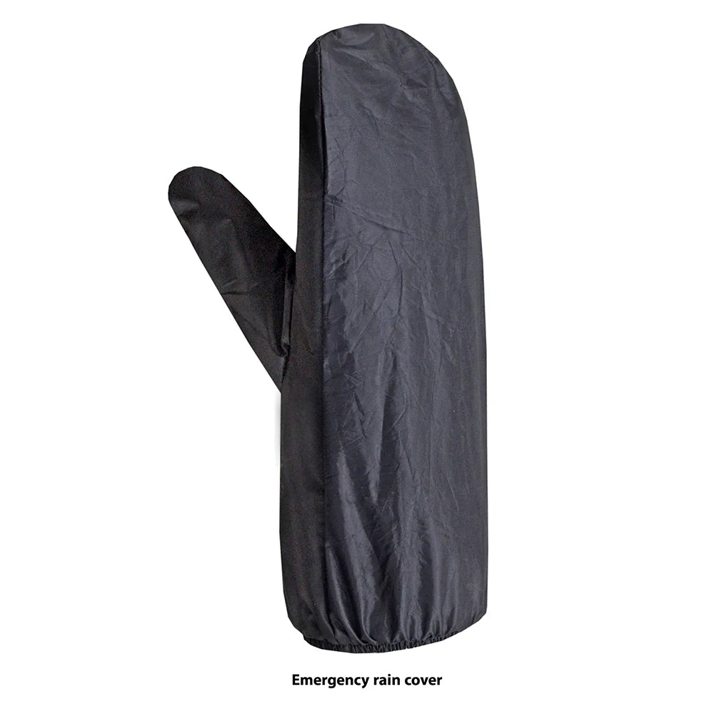 Gants de moto en cuir pour homme Open Road avec housse imperméable