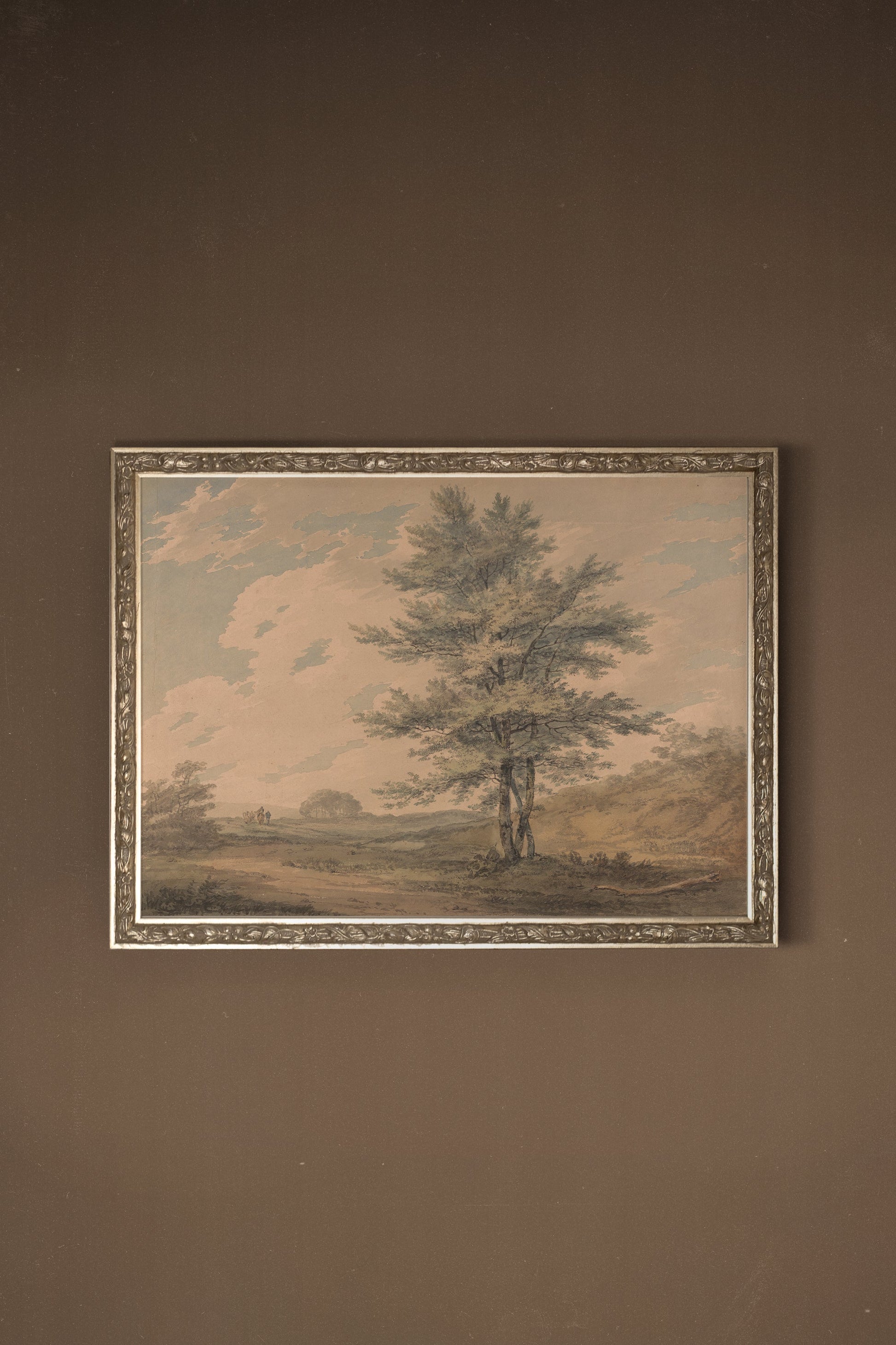 Forgotten Landscape, Vintage Silver Frame