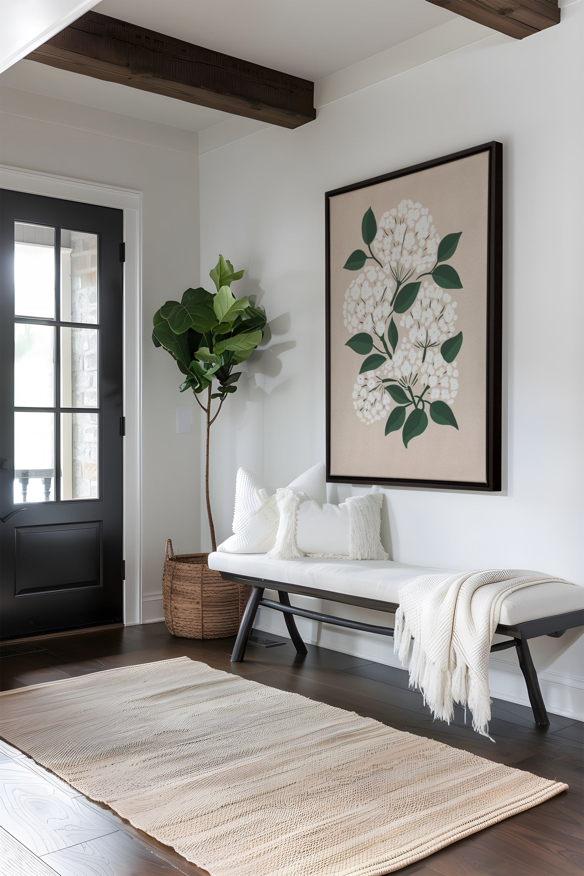 Breeze of Flowers, Stretched Canvas Artwork