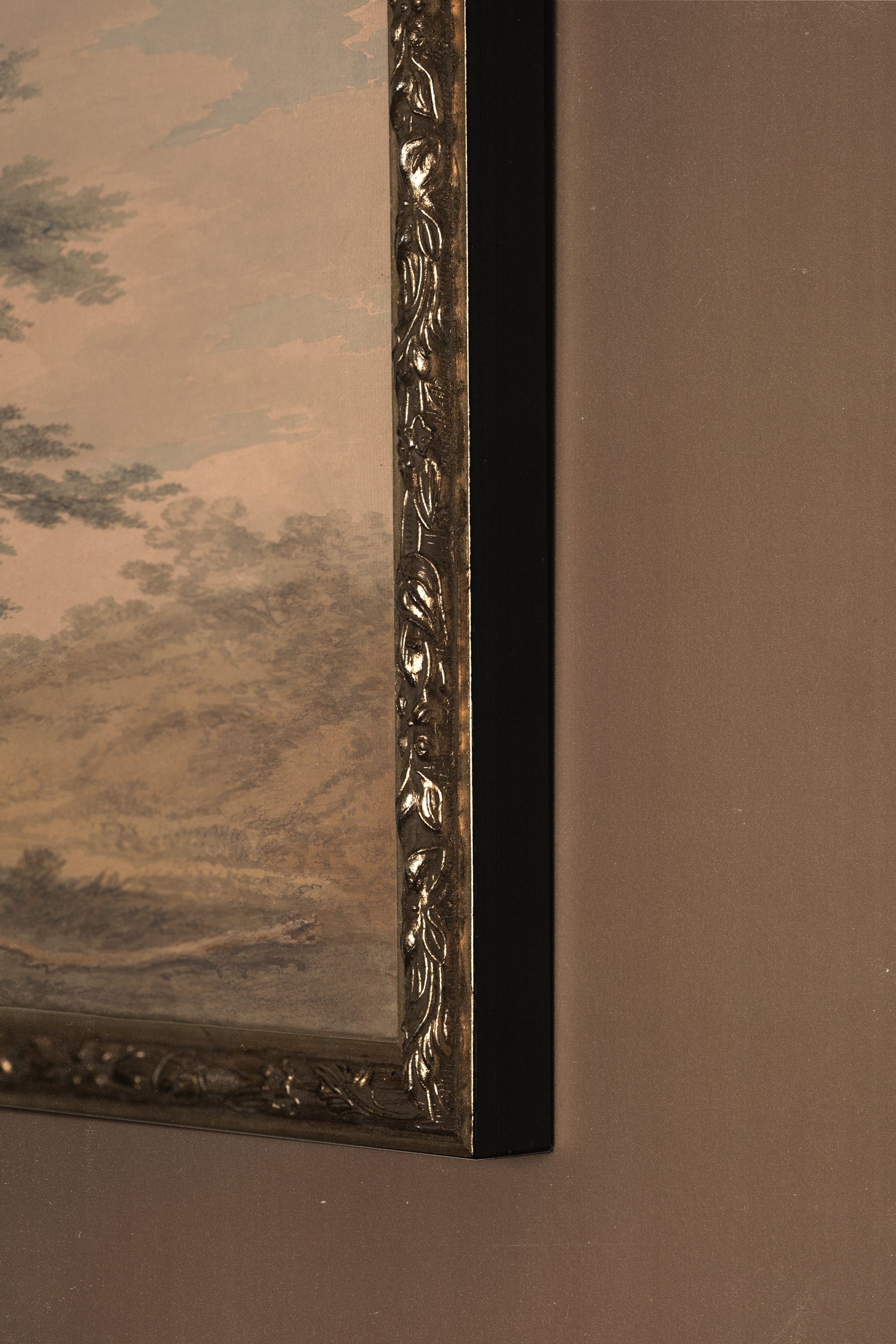 Forgotten Landscape, Vintage Silver Frame