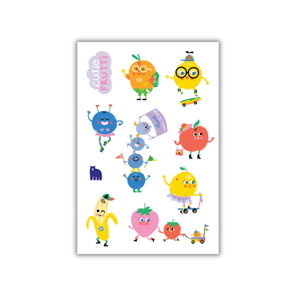 Cutie-Frutti - Four Bears Sticker Club
