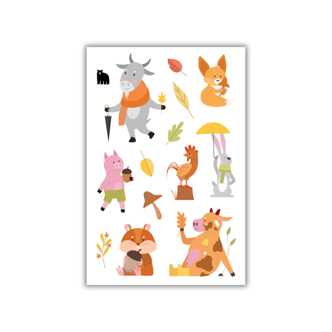 Fall Farm Animals