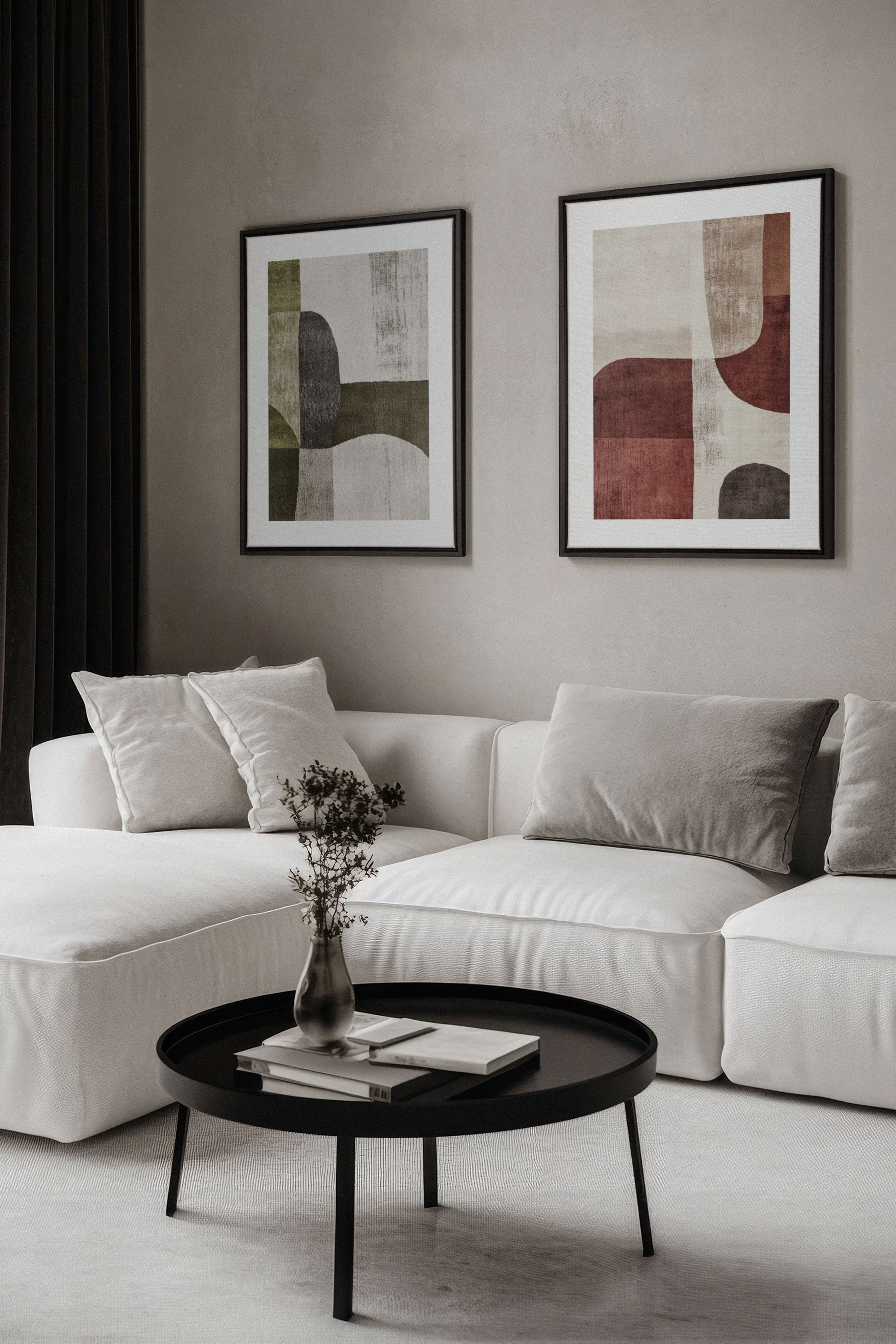 SEASONAL BALANCE (2 Stretched Canvas Works)