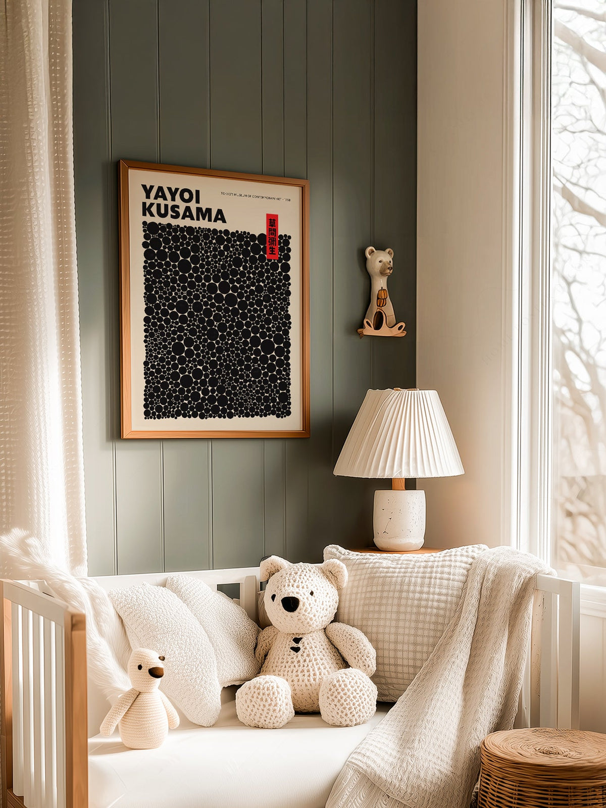 Yayoi Kusama Dots Exhibition Poster – Contemporary Japanese Art Print