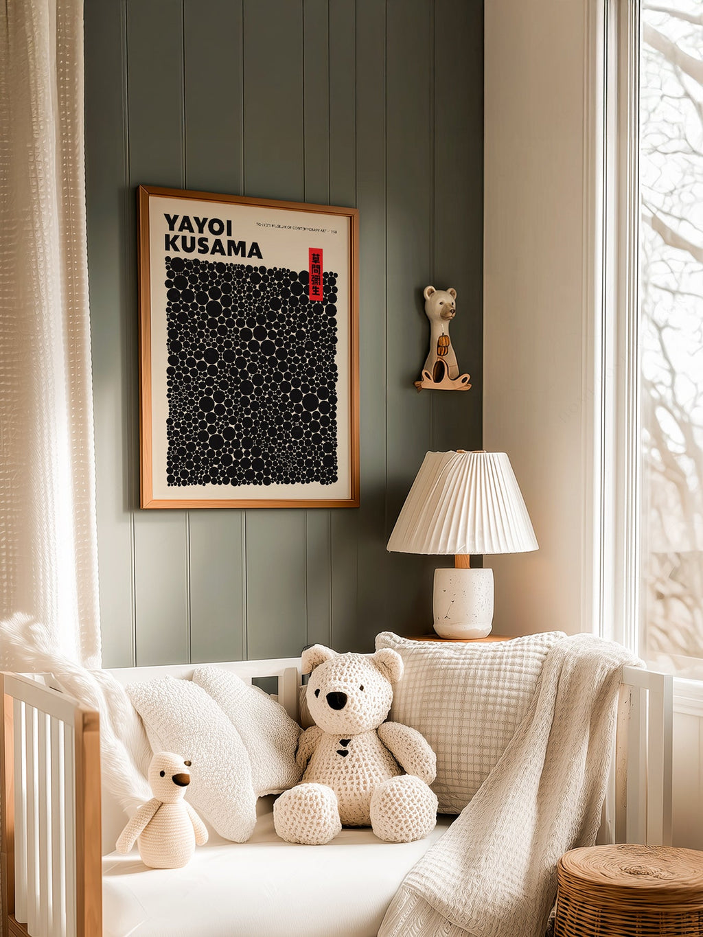 Yayoi Kusama Dots Exhibition Poster – Contemporary Japanese Art Print