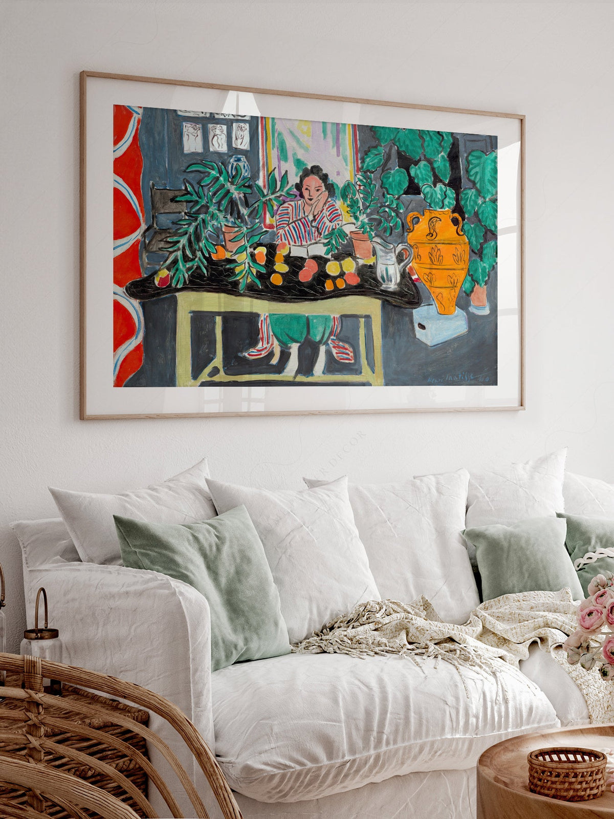 Henri Matisse Etruscan Vase Art Print – Colorful Museum Wall Decor