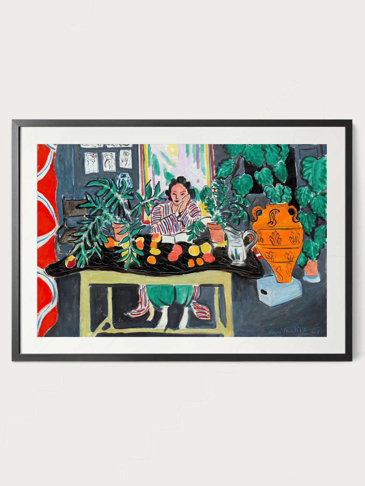 Henri Matisse Etruscan Vase Art Print – Colorful Museum Wall Decor