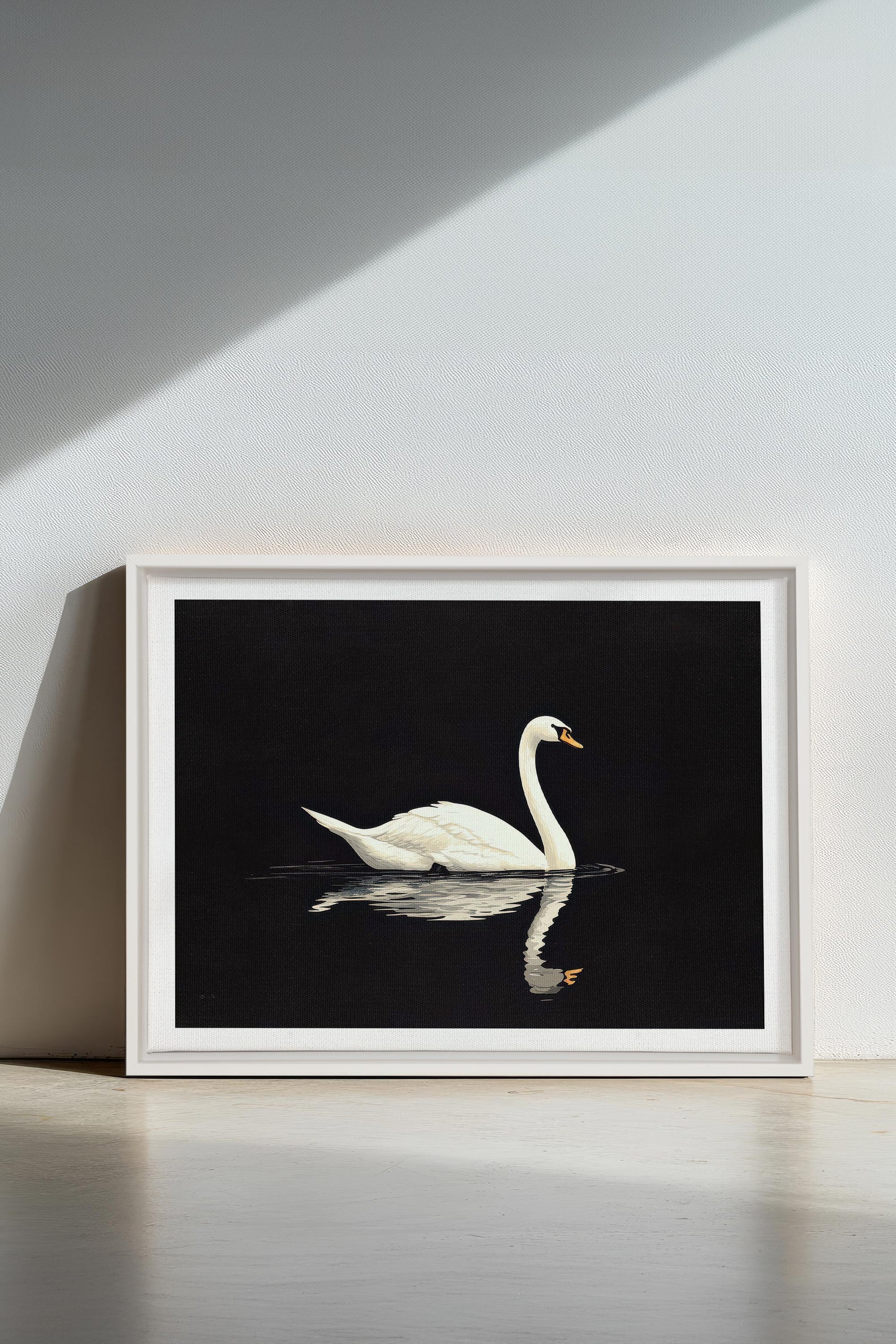 Poetry of Silence, Stretched Canvas Artwork
