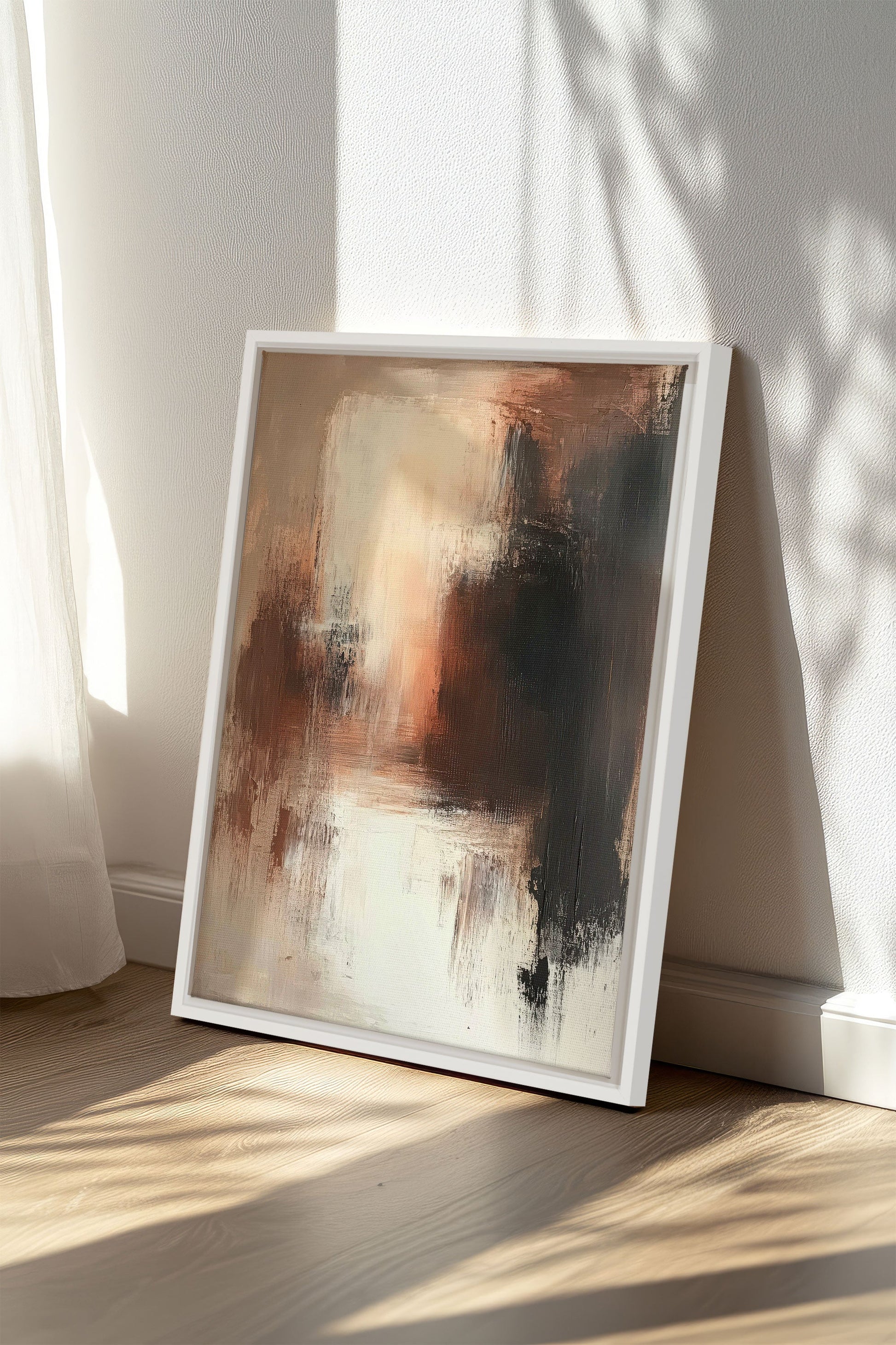 Muted Flames, Stretched Canvas Artwork