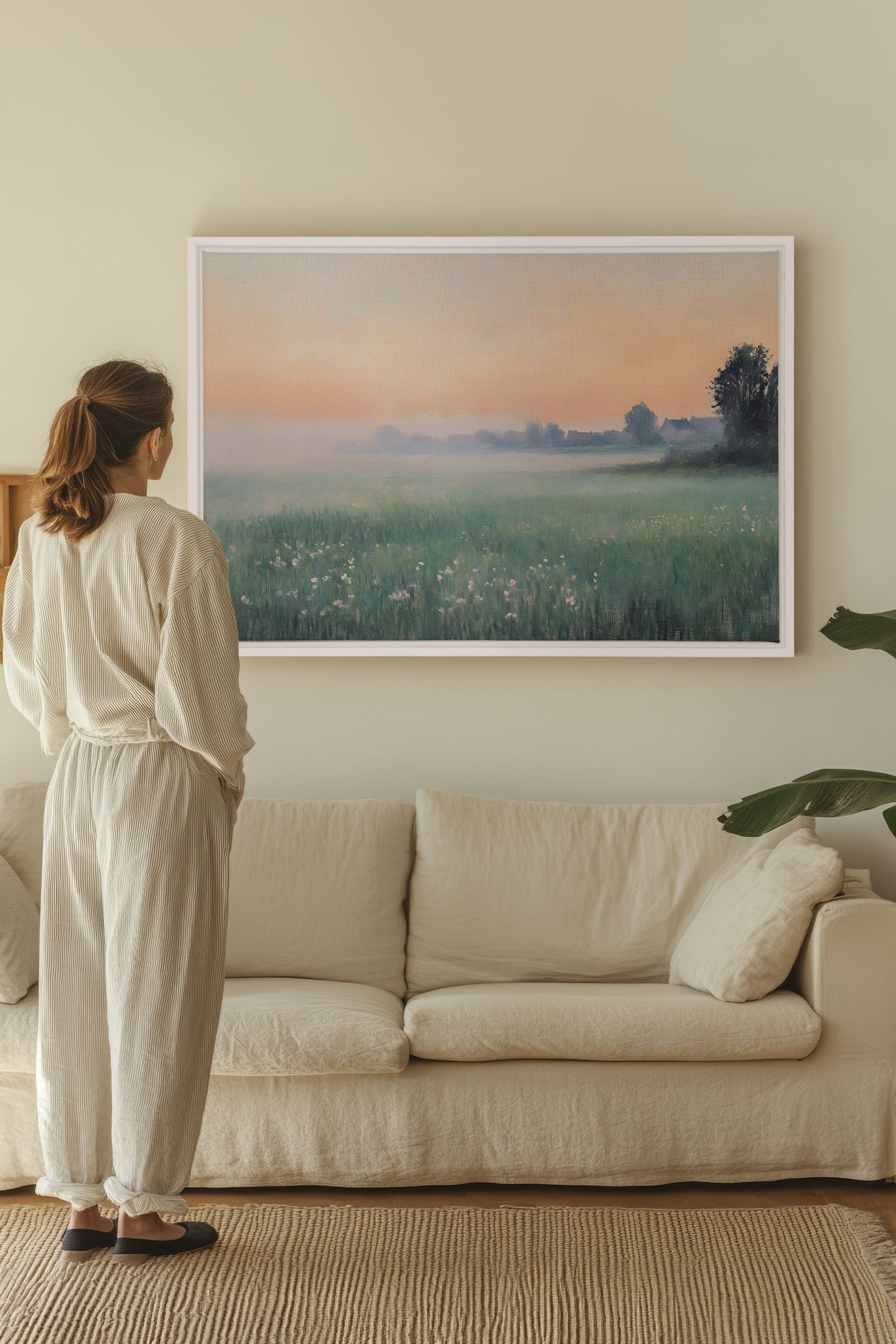 Morning Glow, Stretched Canvas Artwork