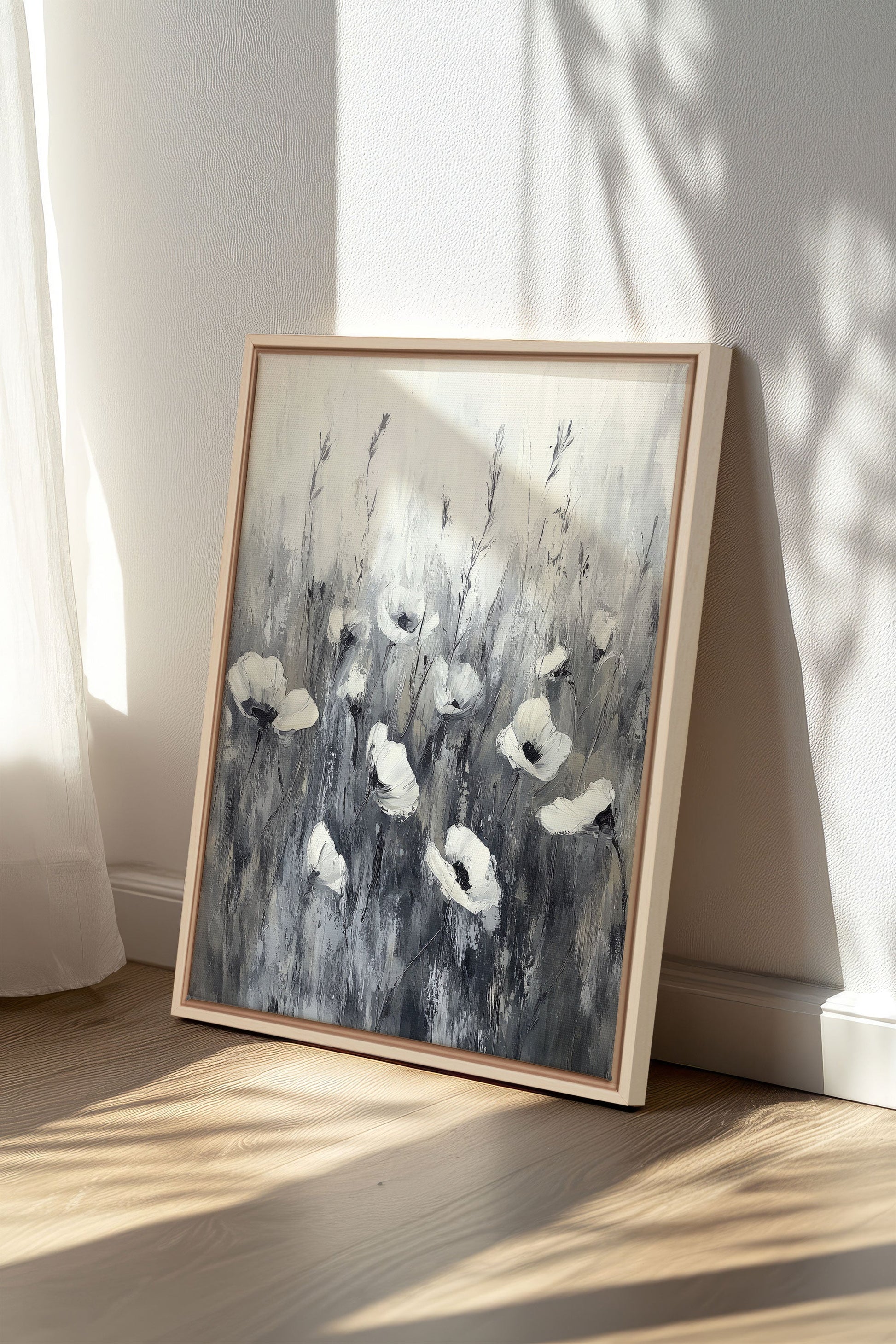 WHITE VEIL, Stretched Canvas Artwork