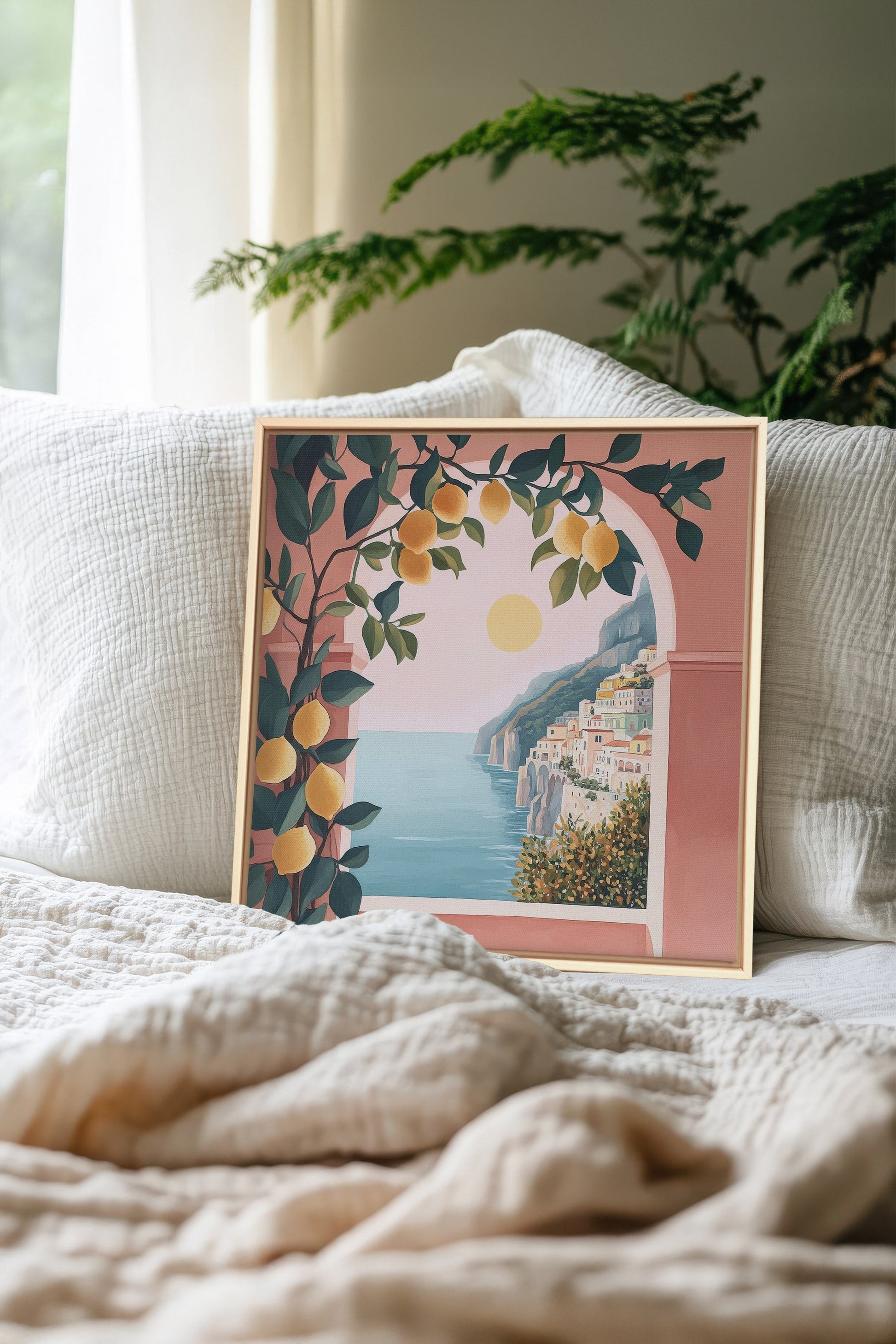 ROSE LEMONADE, Stretched Canvas Artwork