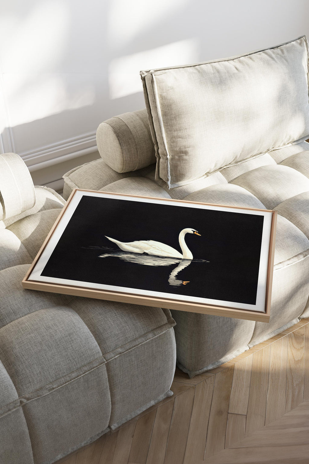 Poetry of Silence, Stretched Canvas Artwork