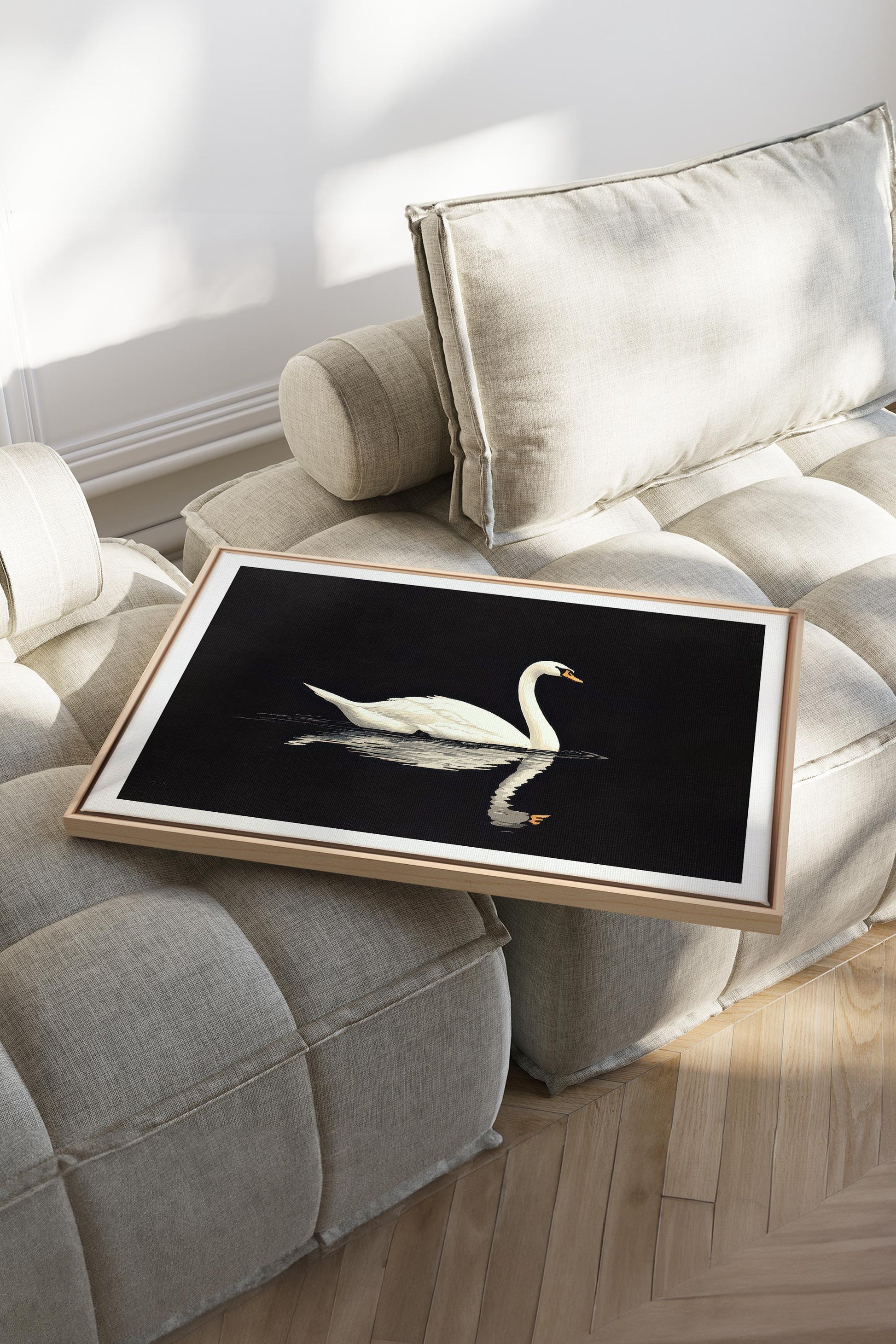 Poetry of Silence, Stretched Canvas Artwork