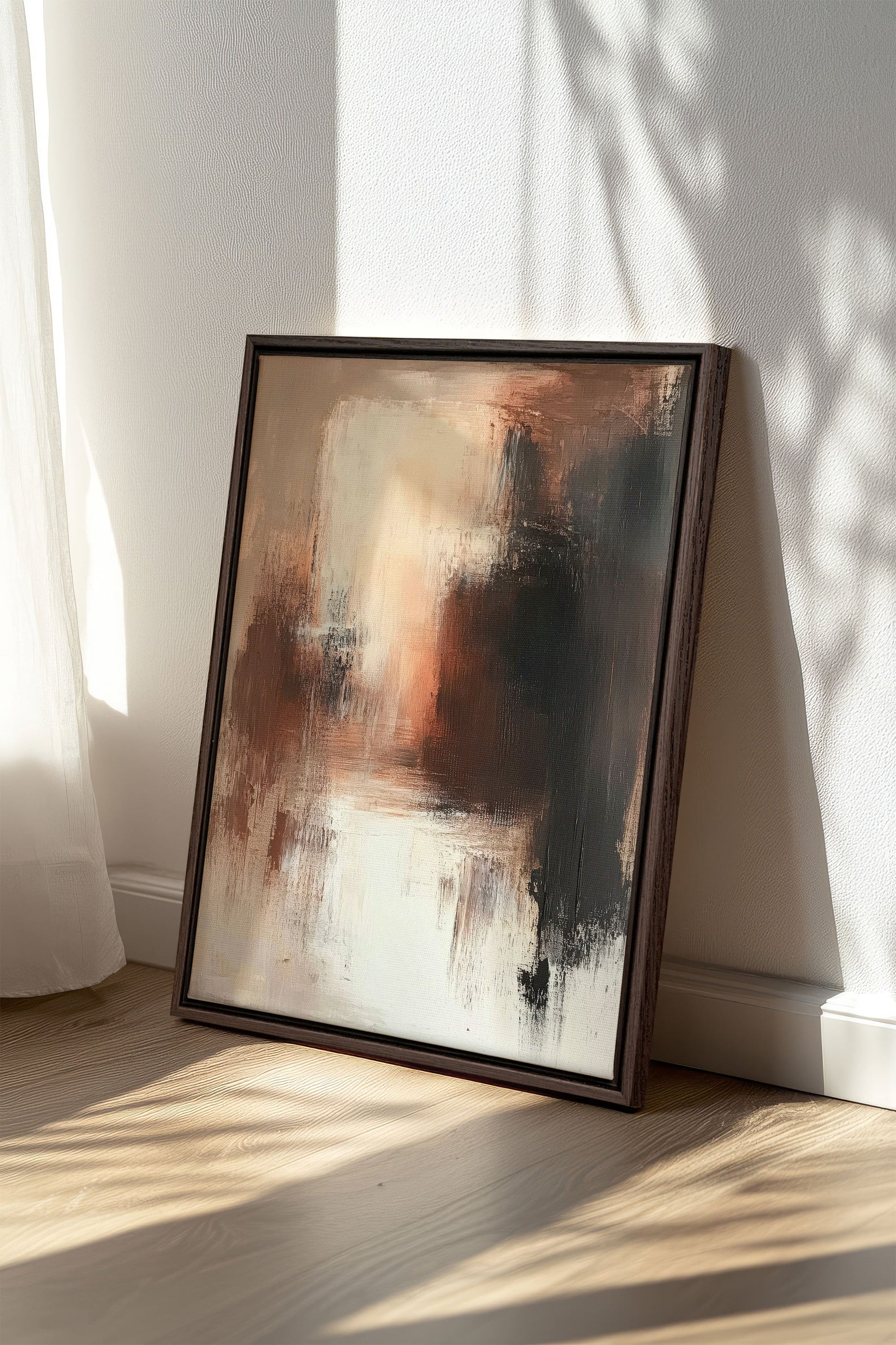 Muted Flames, Stretched Canvas Artwork