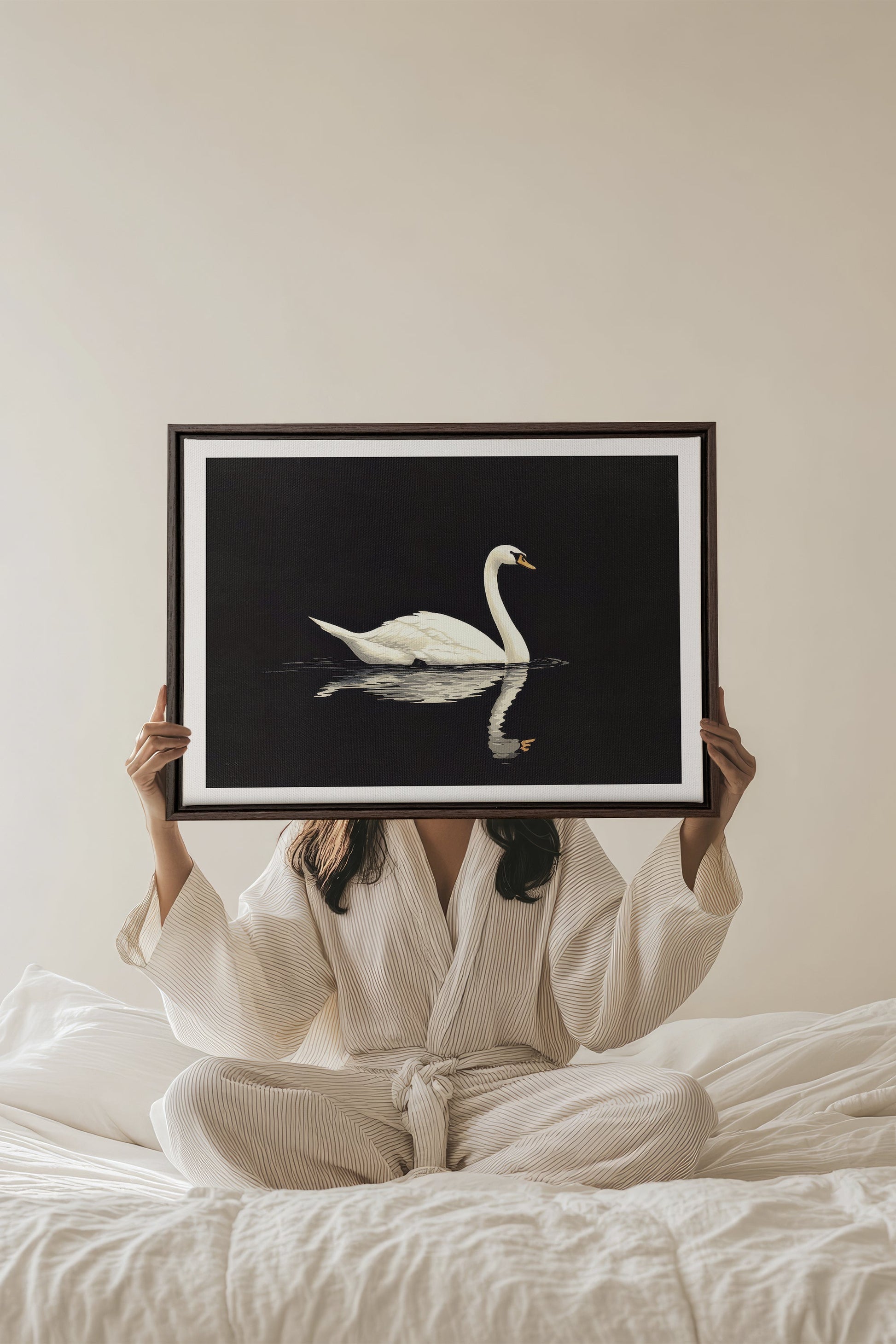 Poetry of Silence, Stretched Canvas Artwork