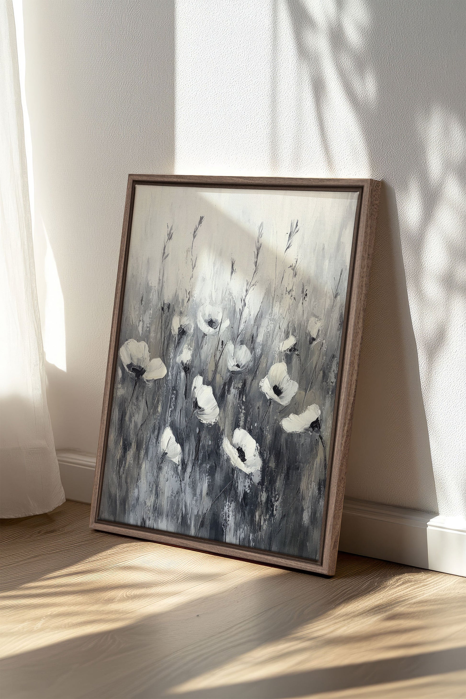 WHITE VEIL, Stretched Canvas Artwork