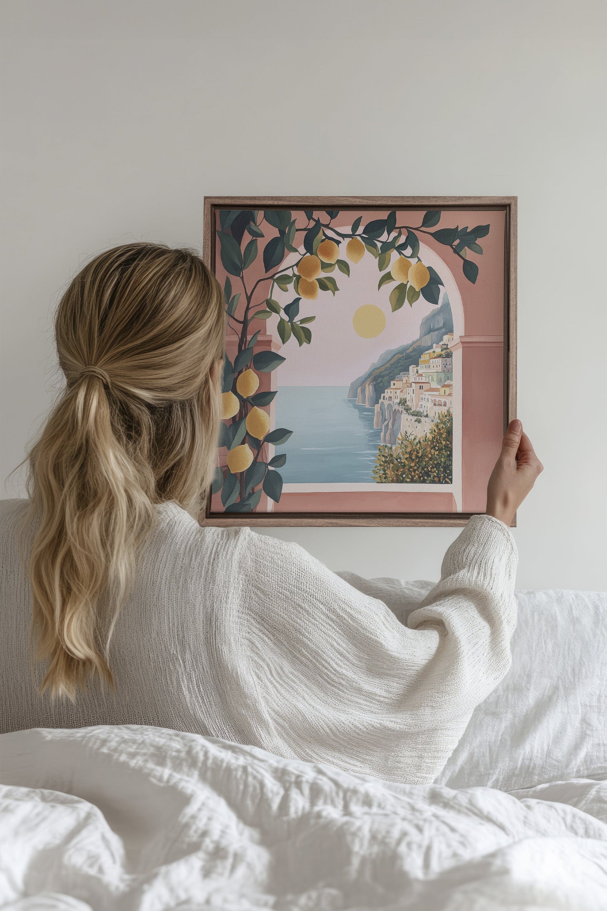 ROSE LEMONADE, Stretched Canvas Artwork