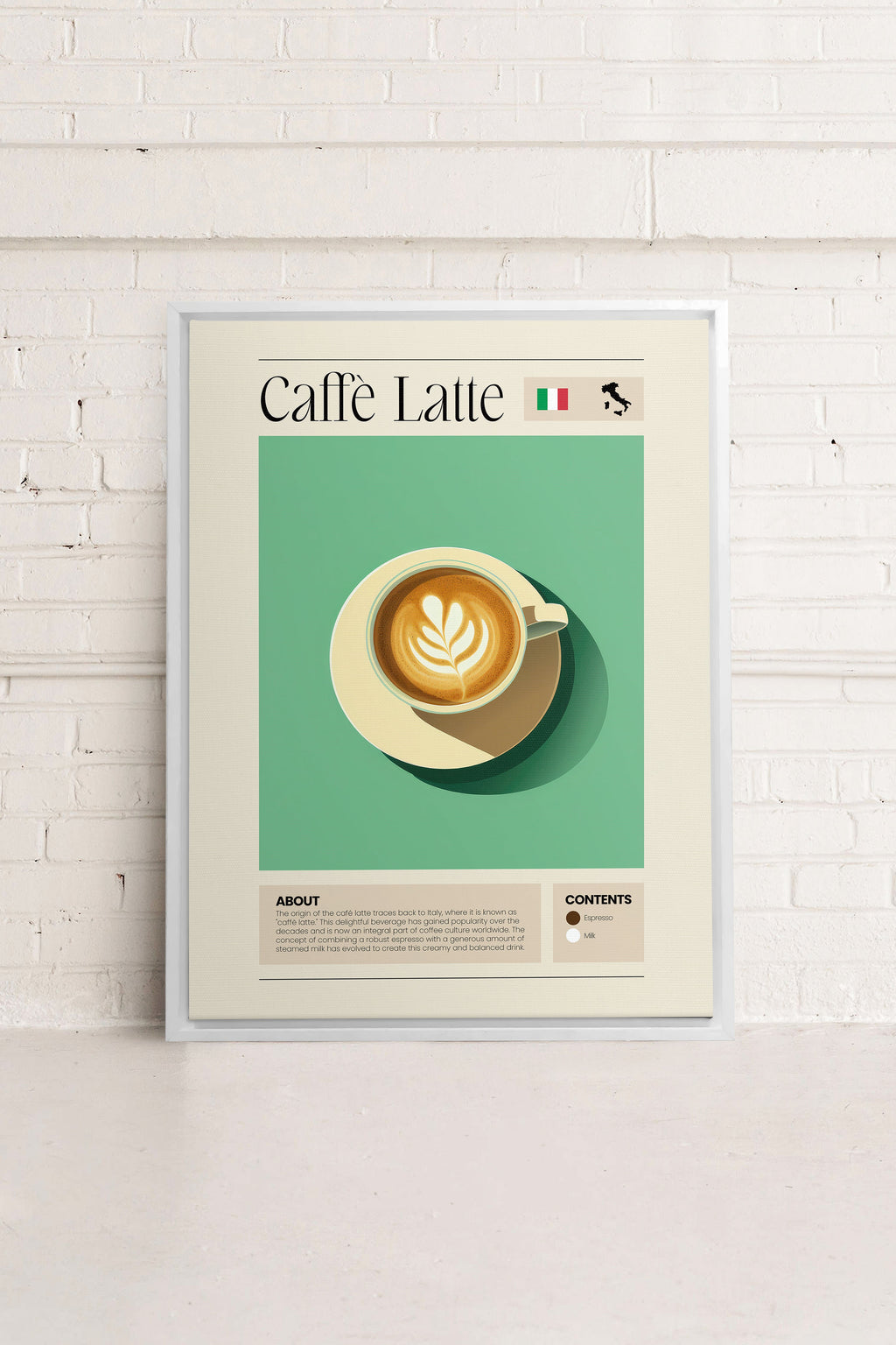 Caffè Latte, Stretched Canvas Artwork